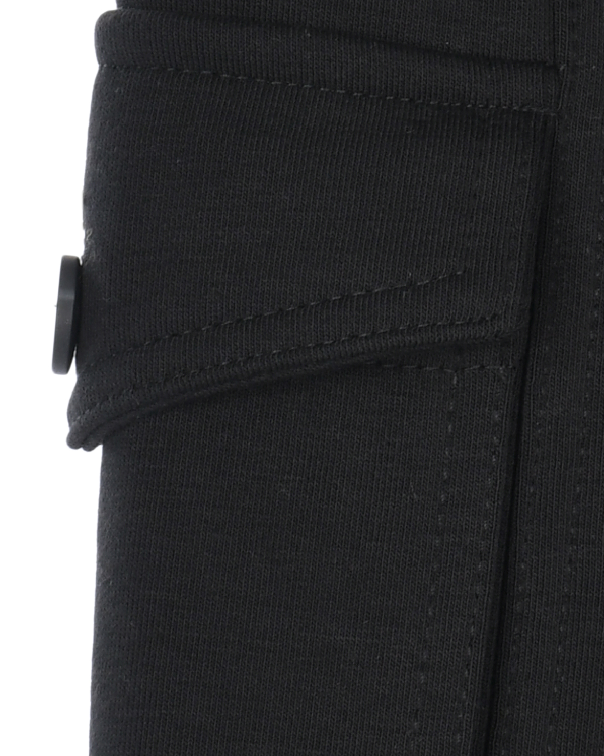 Спортивные черные брюки с накладными карманами Antony Morato детские, размер 116, цвет черный - фото 3
