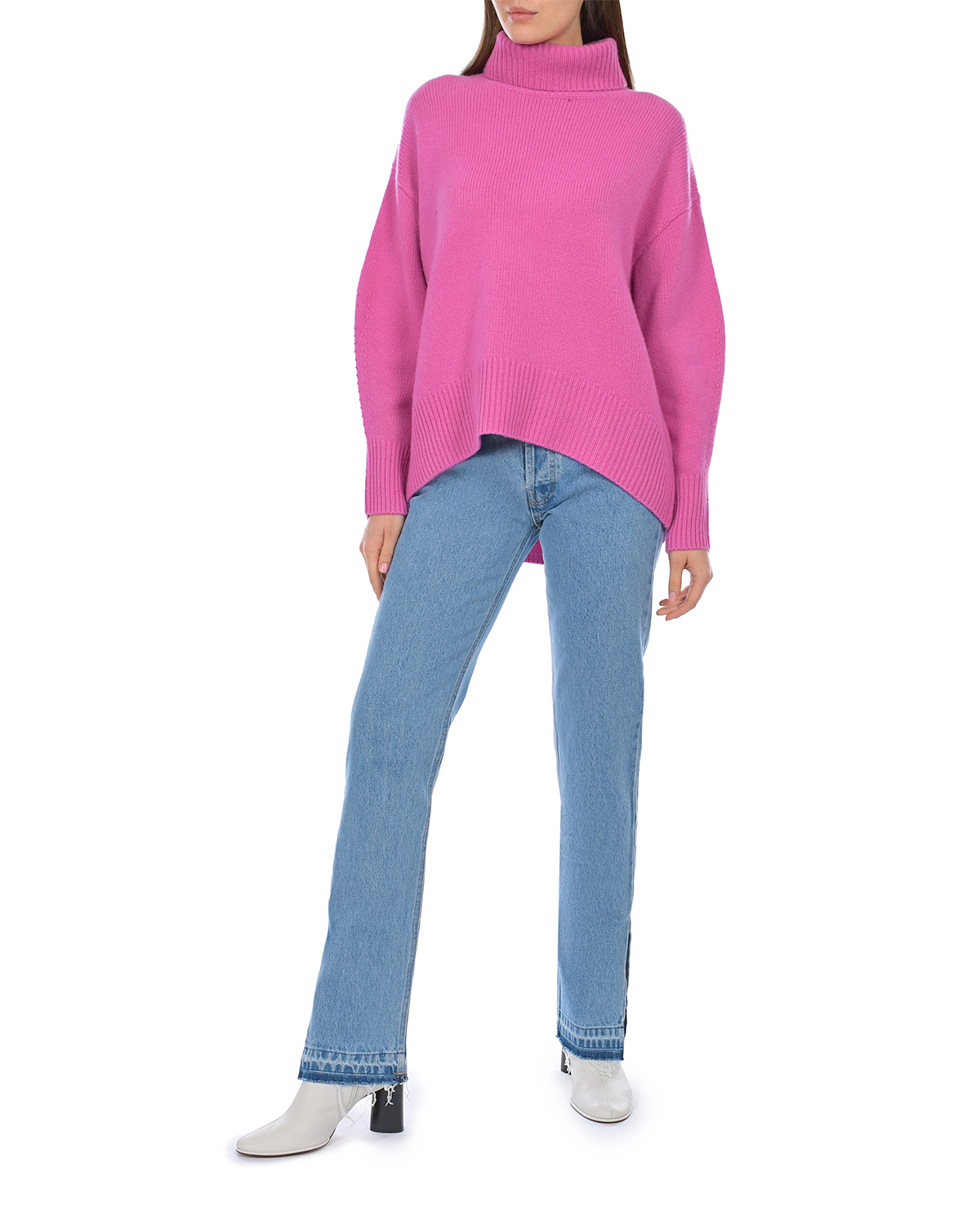 Розовый свитер из кашемира Arch4, размер 38 - фото 2