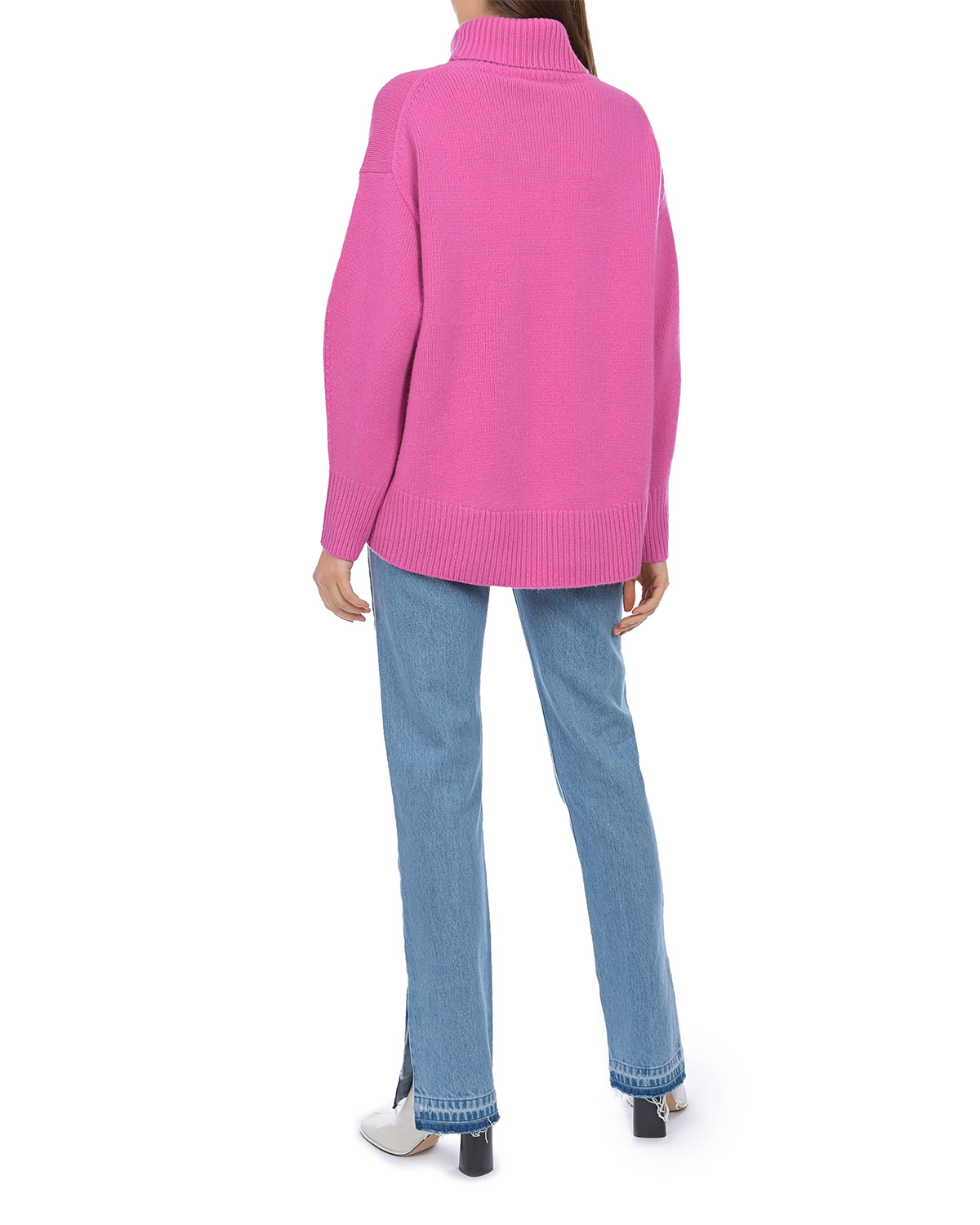 Розовый свитер из кашемира Arch4, размер 38 - фото 4