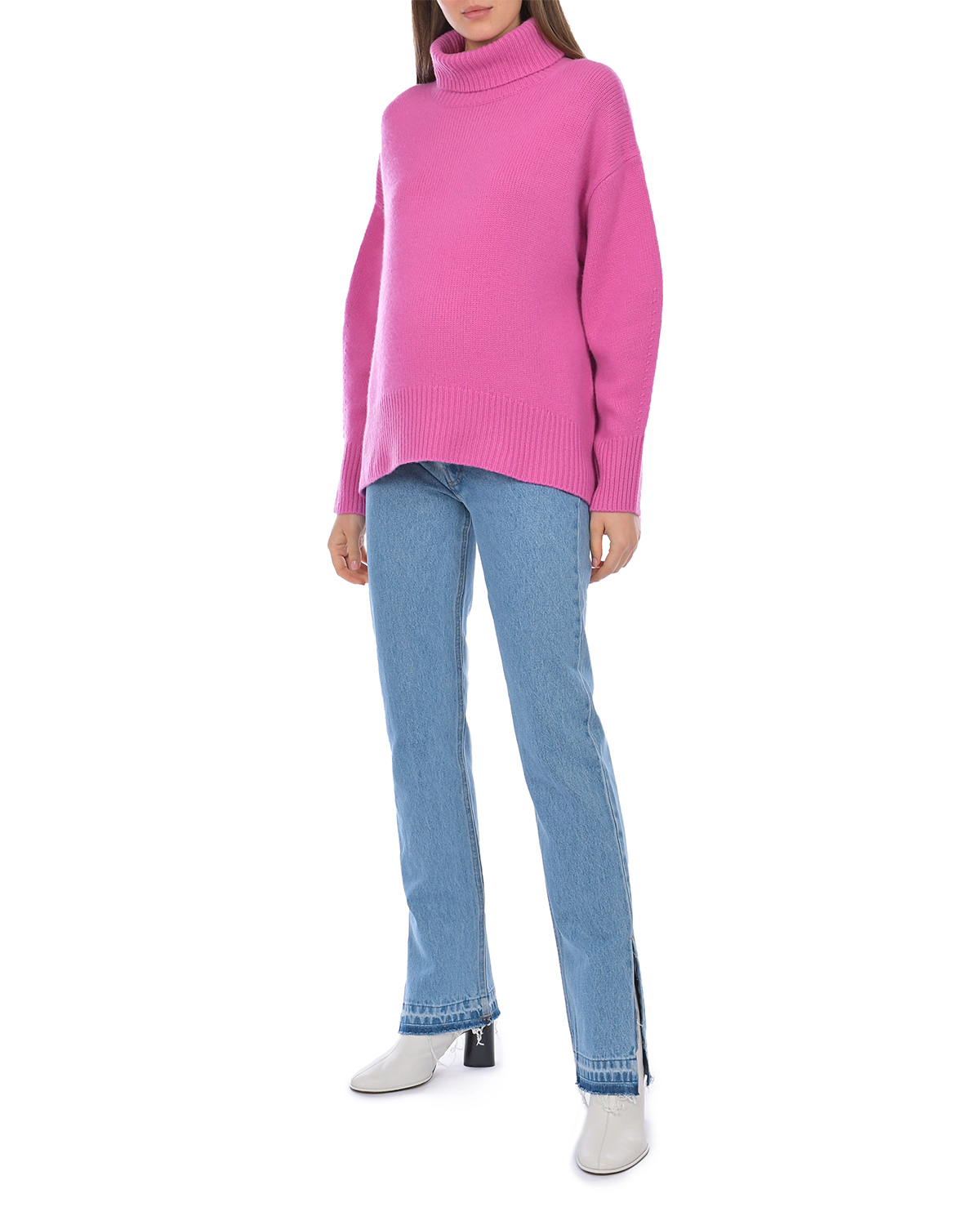 Розовый свитер из кашемира Arch4, размер 38 - фото 5