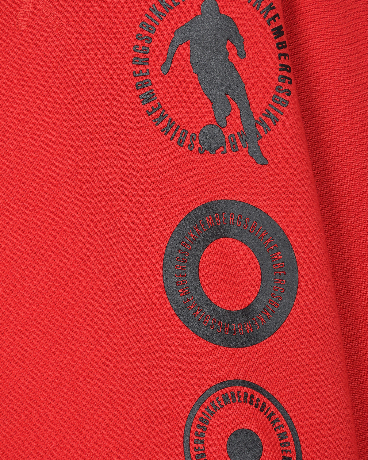 Красный свитшот с лого Bikkembergs детский, размер 180 - фото 3