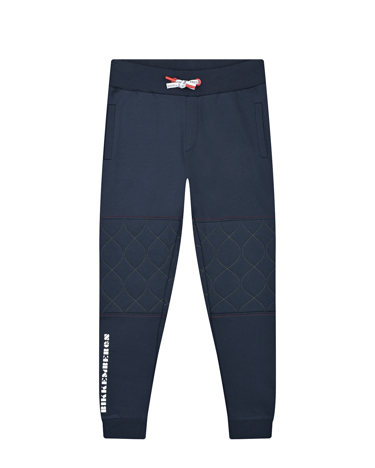 Темно-синие спортивные брюки с лого Bikkembergs детское, размер 116, цвет синий