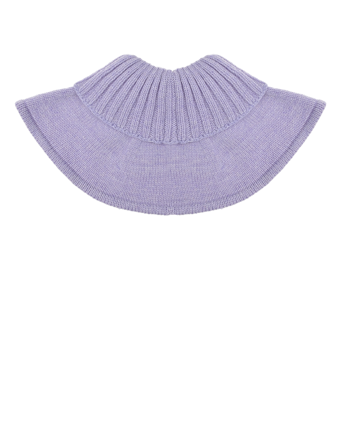 Лиловый вязаный шарф-горло Chobi детский, размер unica, цвет сиреневый - фото 1