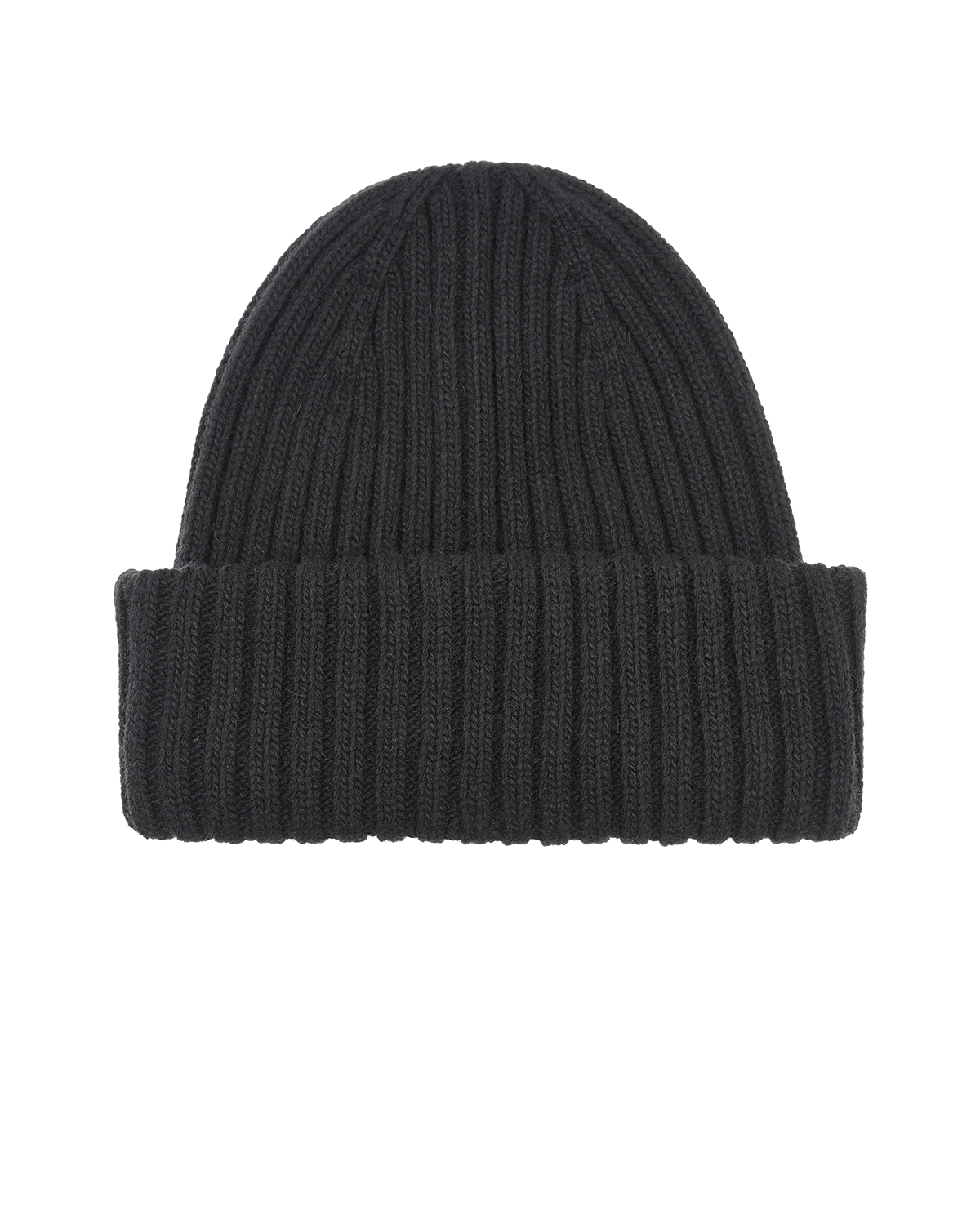 Черная шапка из смесовой шерсти Chobi детская, размер 55, цвет черный - фото 1