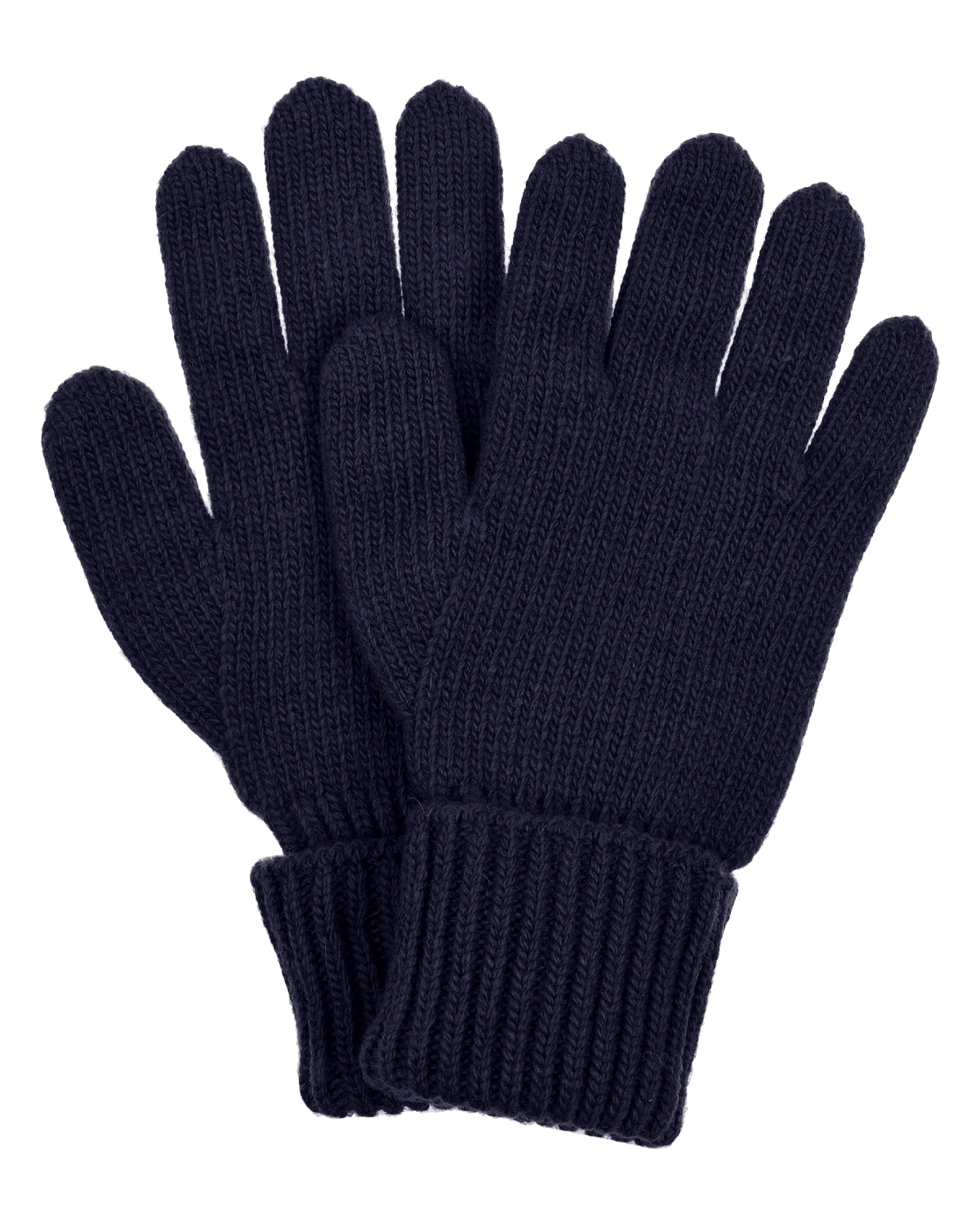 Синие перчатки из смесовой шерсти Chobi детские, размер 4, цвет синий