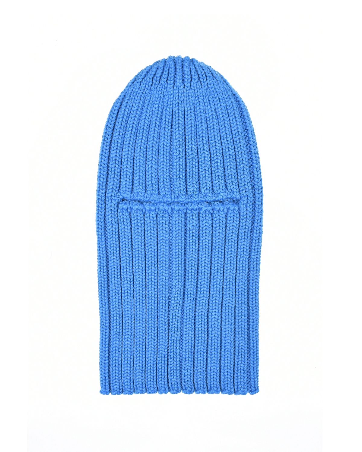 Голубая шапка-шлем из смесовой шерсти Chobi детская