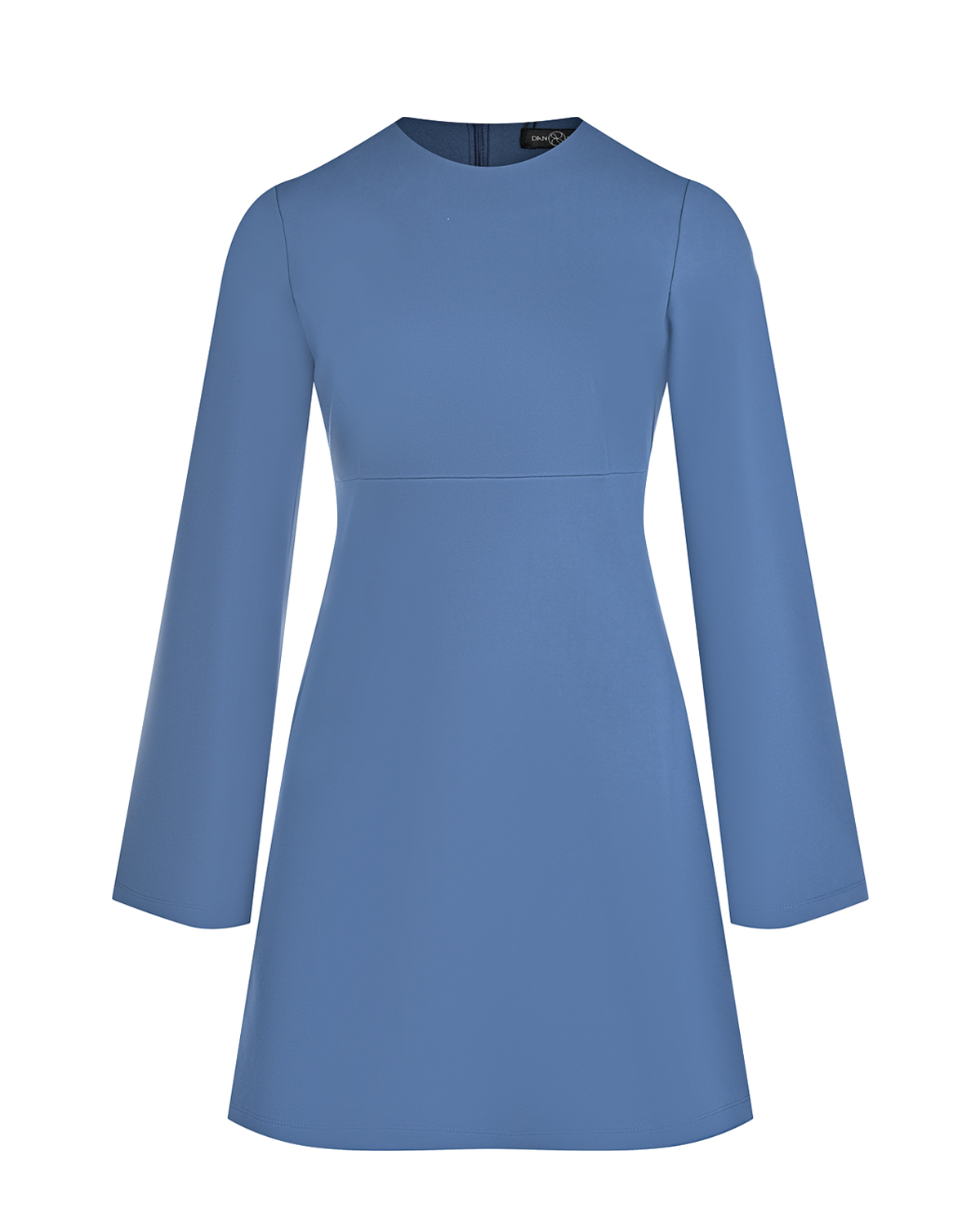 Синее платье с рукавами клеш Dan Maralex, размер 42, цвет синий