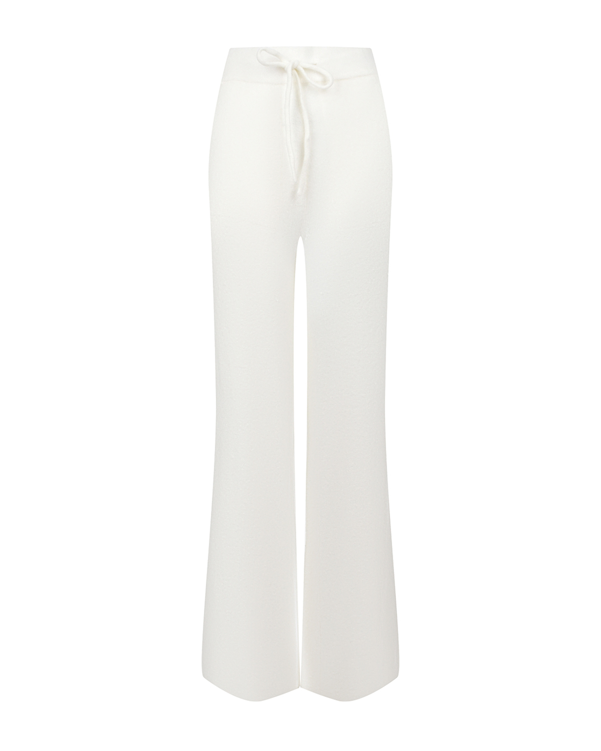 Белые трикотажные брюки Deha, размер 38, цвет белый - фото 1