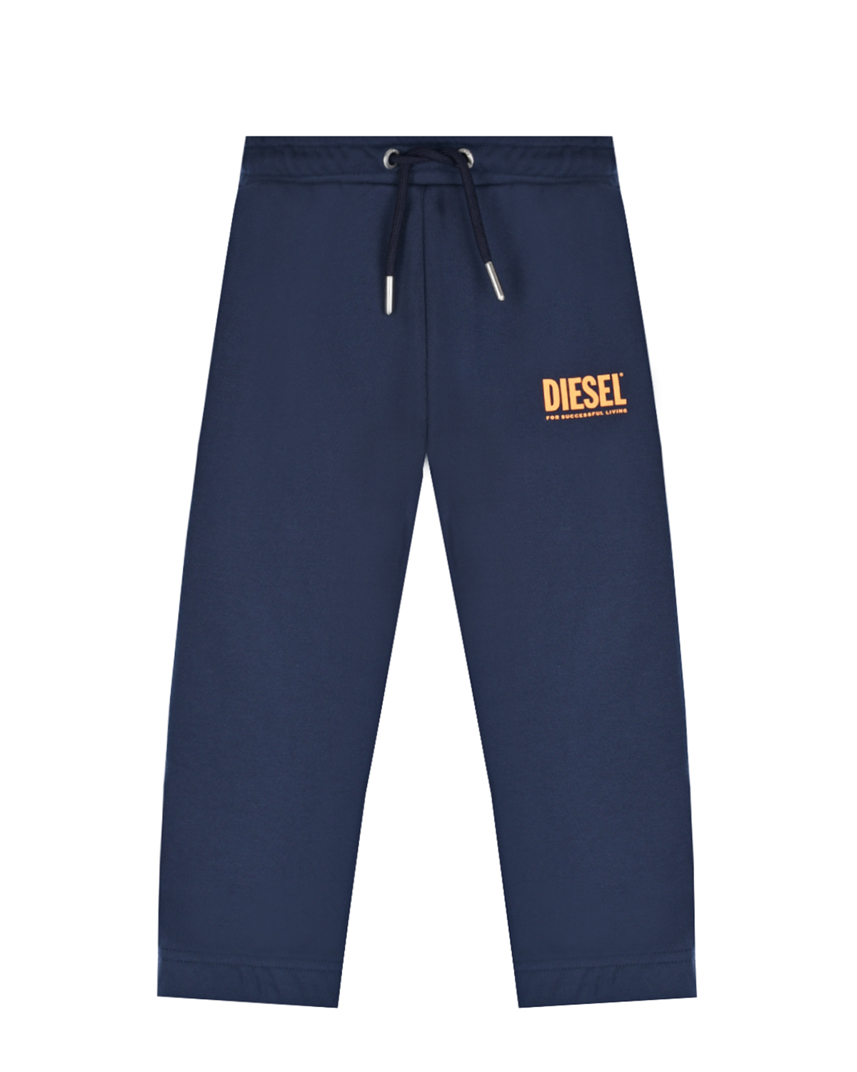 Темно-синие спортивные брюки с поясом на кулиске Diesel детское, размер 104, цвет синий - фото 1