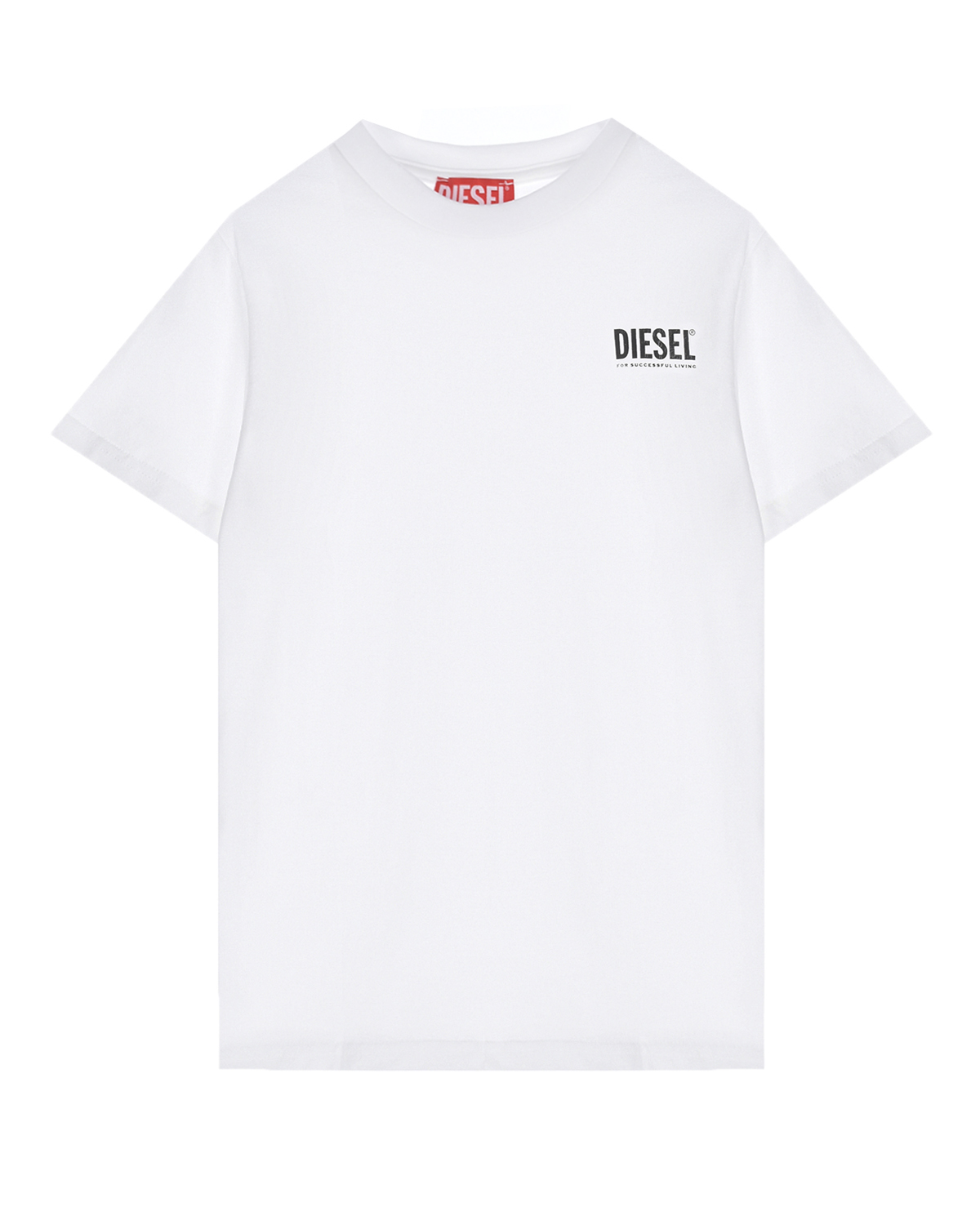 Белая базовая футболка Diesel детская