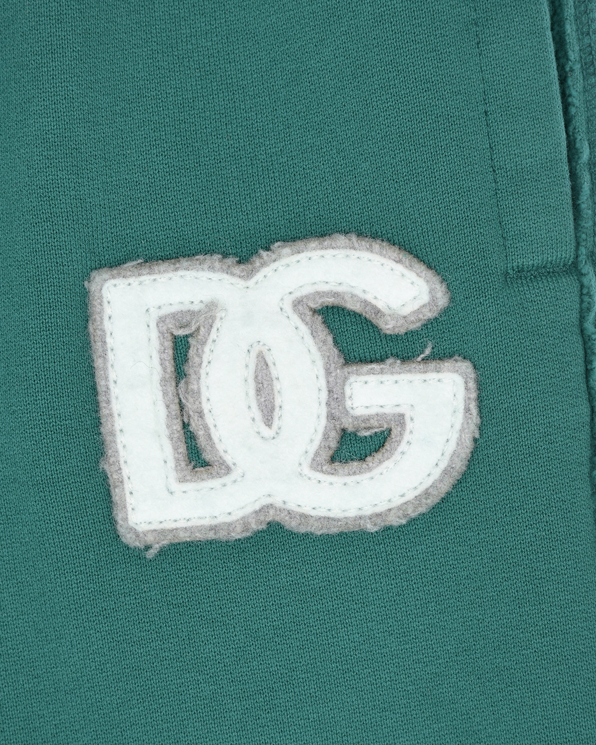 Зеленые спортивные брюки с белым лого Dolce&Gabbana детские, размер 104, цвет зеленый - фото 3