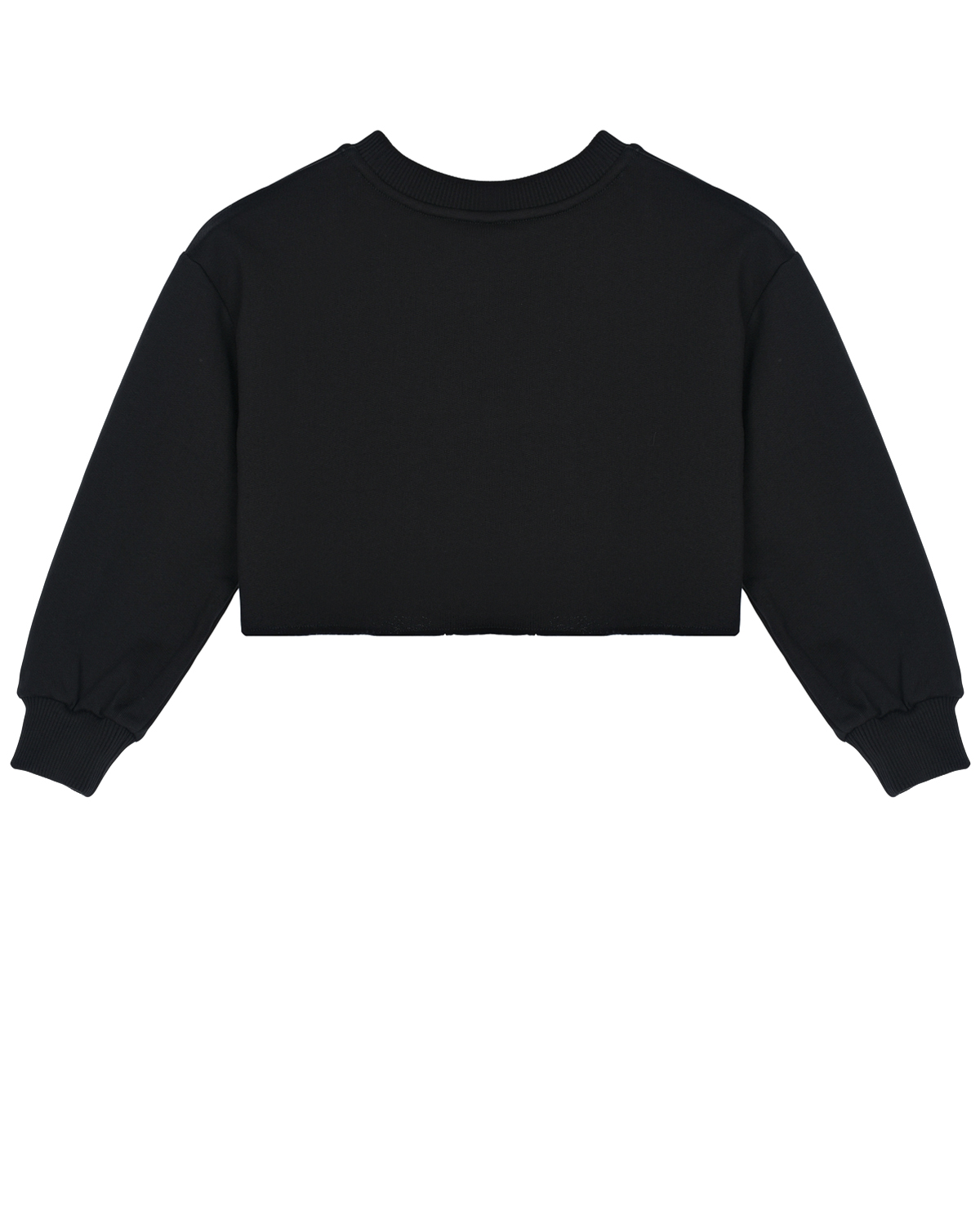 Черный свитшот с белым логотипом Dolce&Gabbana детский, размер 92 - фото 2