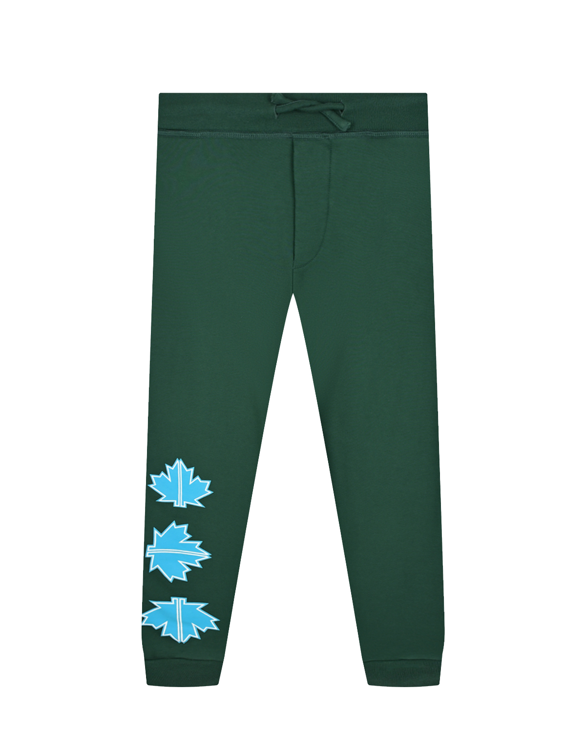 Зеленые спортивные брюки Dsquared2 детские, размер 152, цвет зеленый - фото 1