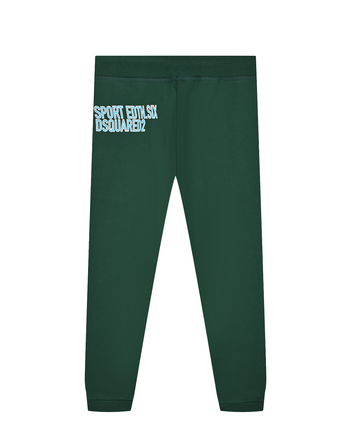 Зеленые спортивные брюки Dsquared2 детские, размер 152, цвет зеленый - фото 2