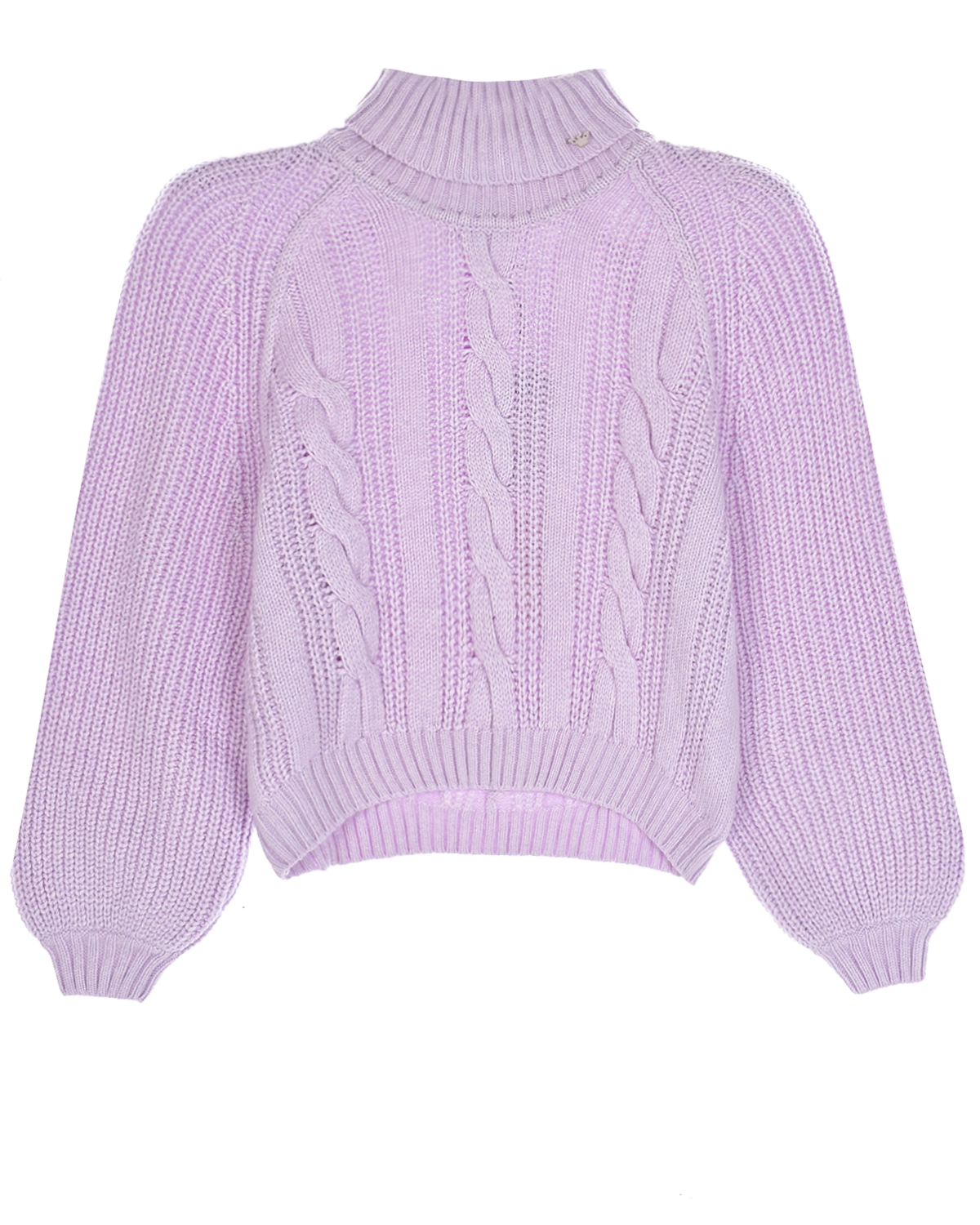 Фиолетовый свитер из смесовой шерсти Emporio Armani детский, размер 116 - фото 1