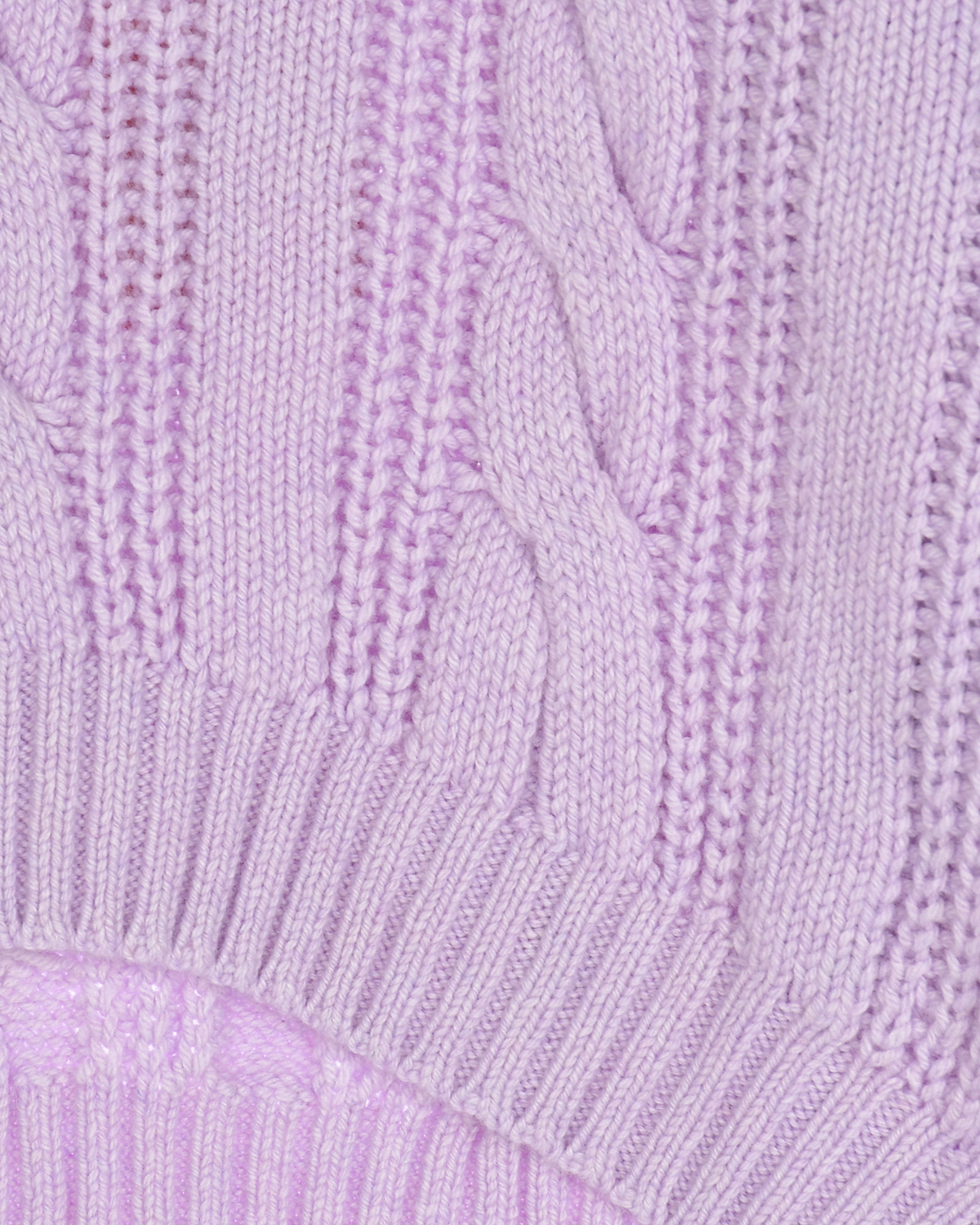 Фиолетовый свитер из смесовой шерсти Emporio Armani детский, размер 116 - фото 3