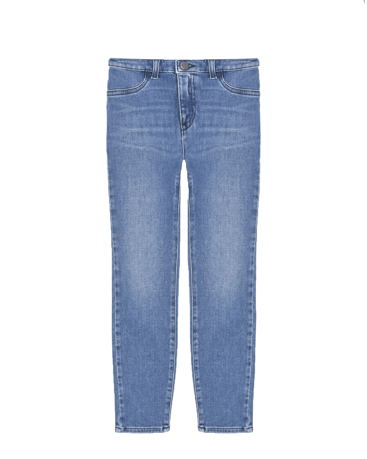 Синие джинсы regular fit Emporio Armani детские