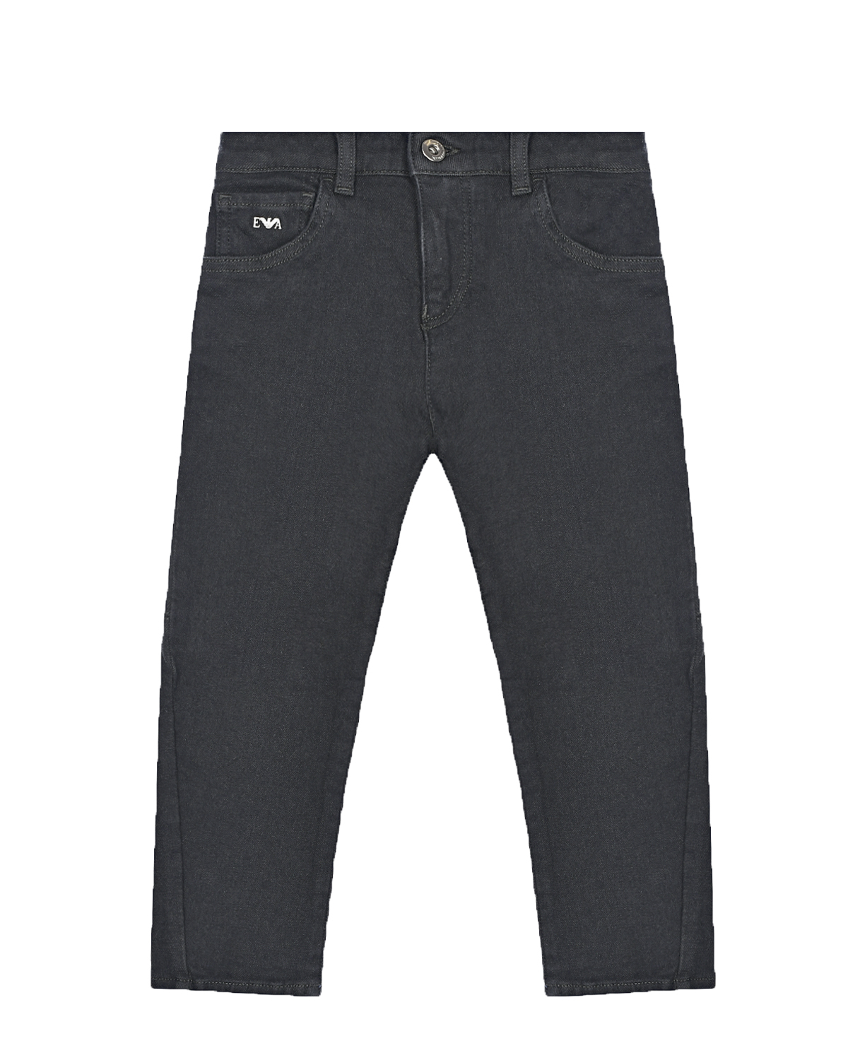 Утепленные джинсы Emporio Armani детские, размер 104, цвет серый