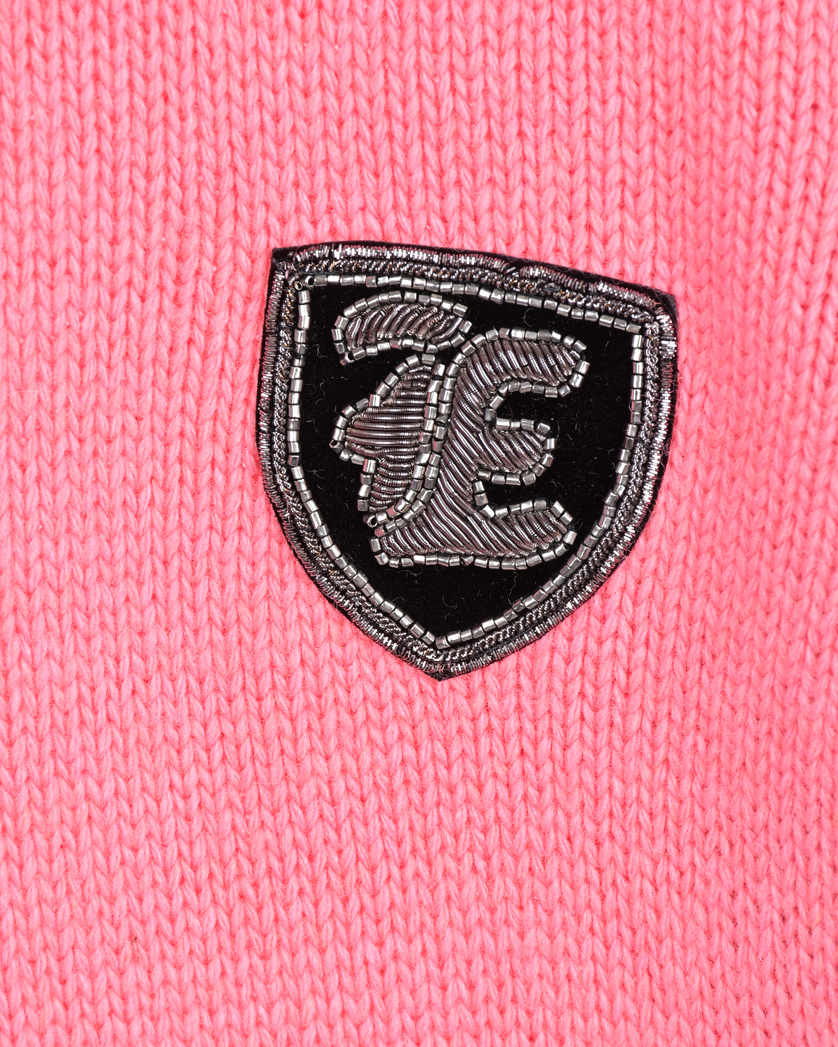 Розовый джемпер с патчем из бисера Ermanno Scervino детский, размер 116 - фото 3