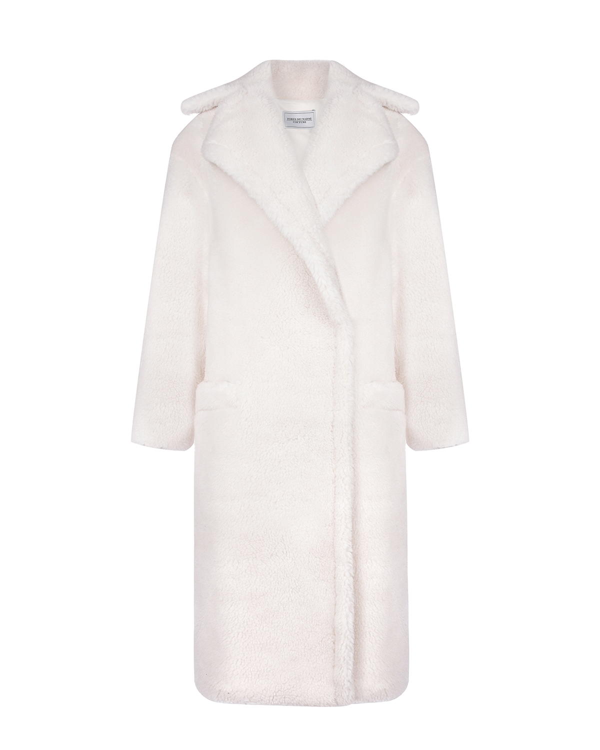 Пальто молочного цвета Forte dei Marmi Couture, размер 36