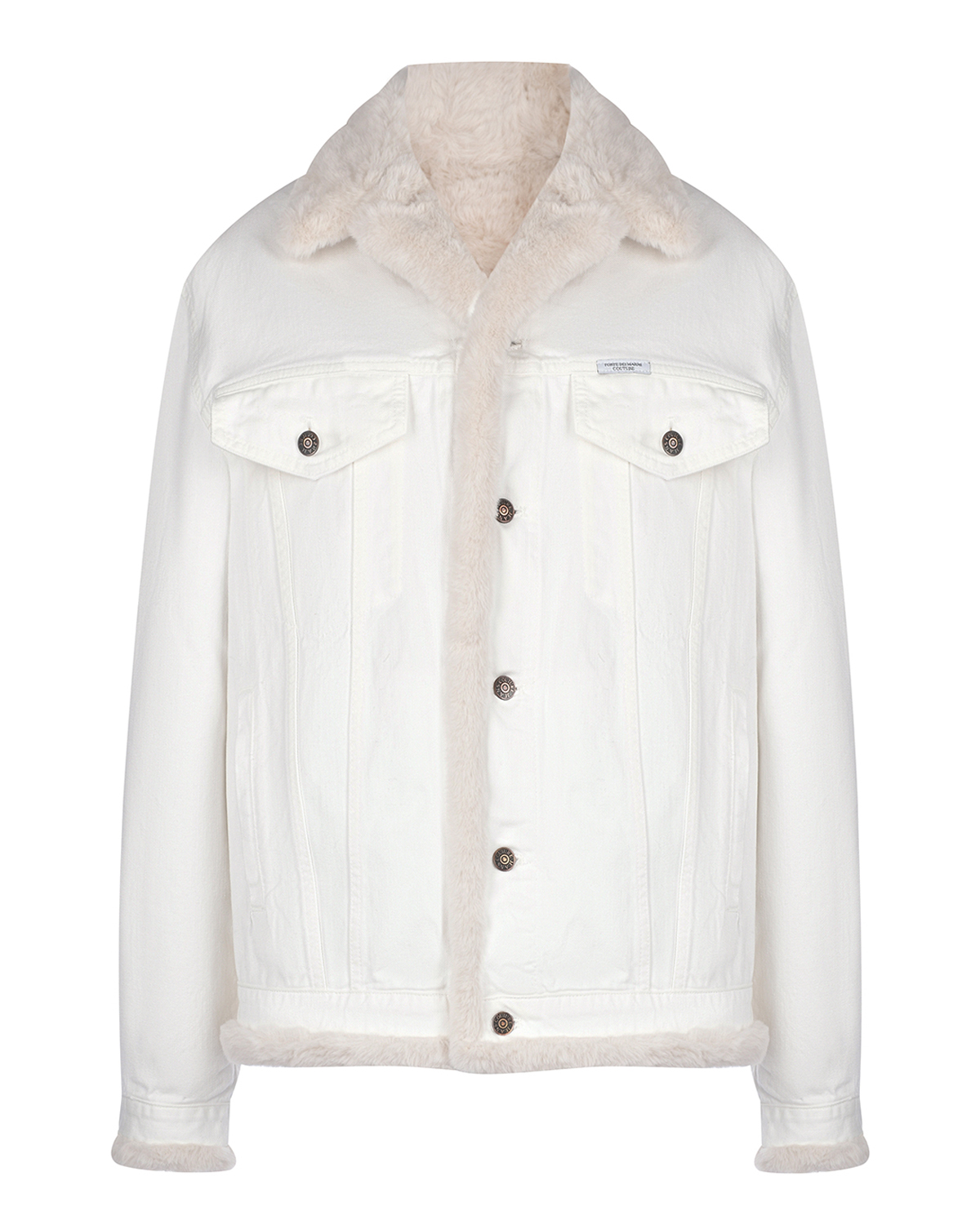 Куртка молочного цвета Forte dei Marmi Couture, размер 42 - фото 1