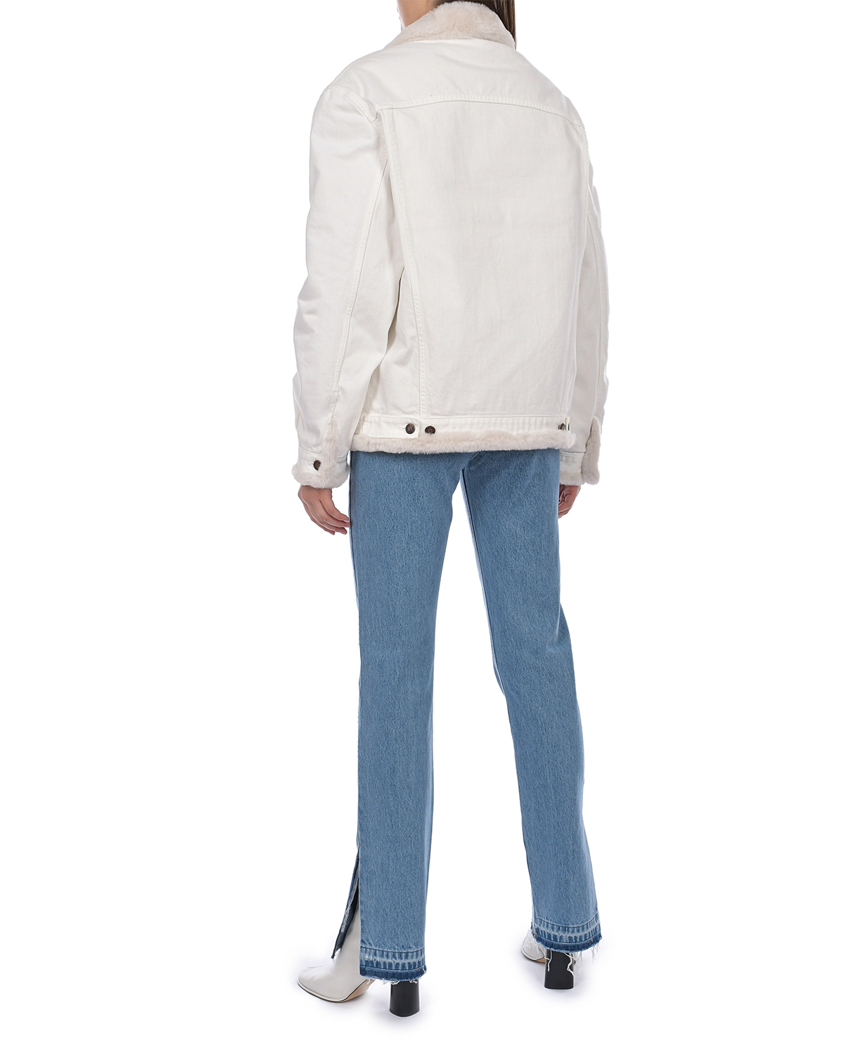 Куртка молочного цвета Forte dei Marmi Couture, размер 42 - фото 4