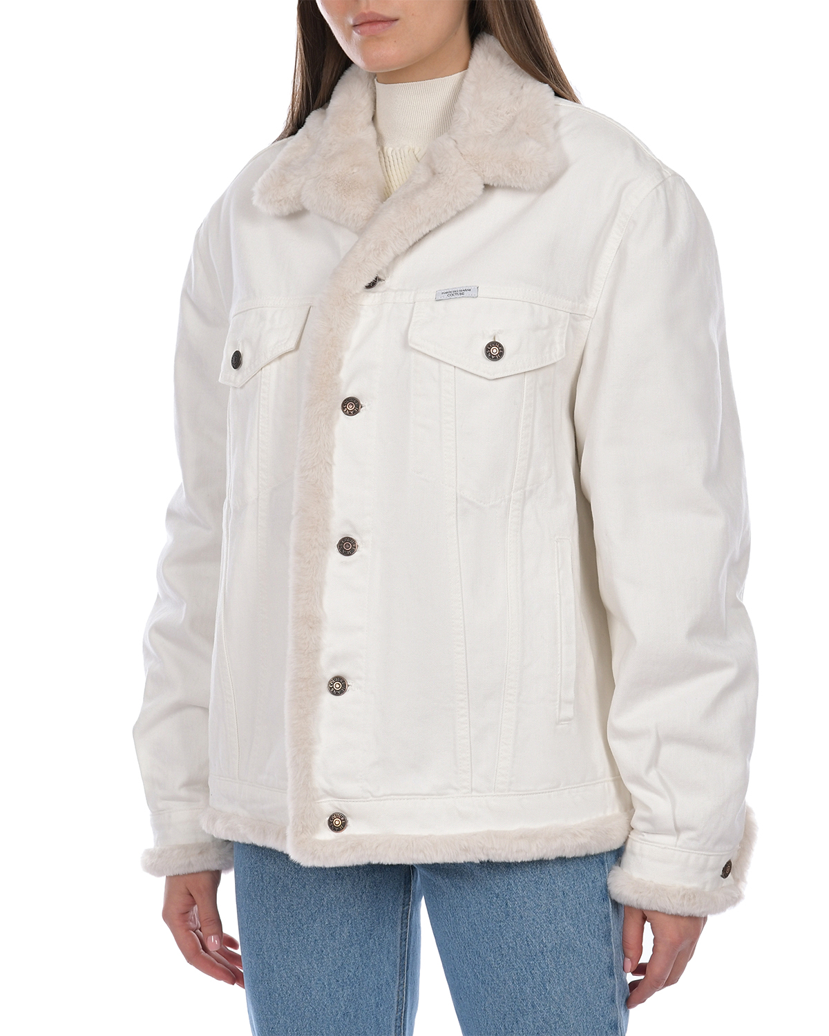 Куртка молочного цвета Forte dei Marmi Couture, размер 42 - фото 6