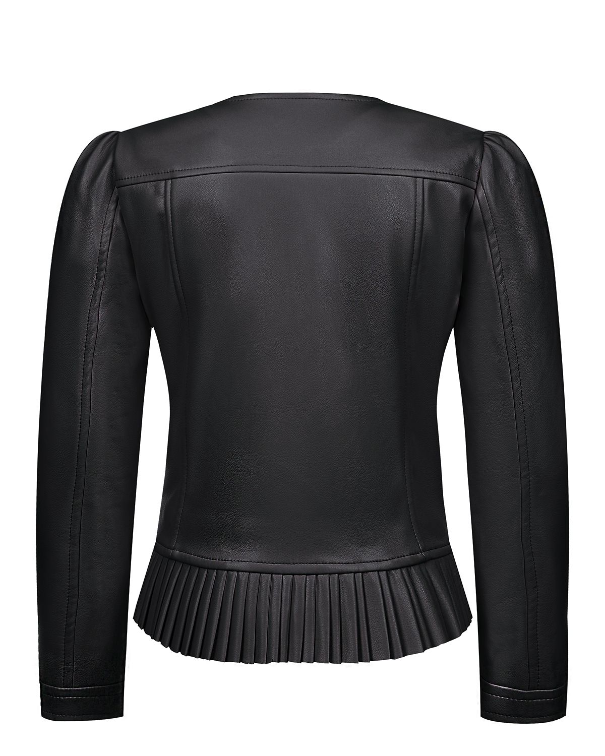 Черная куртка с плиссировкой Guess детская, размер 122, цвет черный - фото 2