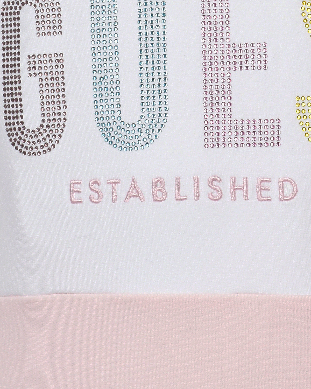 Платье-футболка с лого Guess детское, размер 122, цвет мультиколор - фото 3