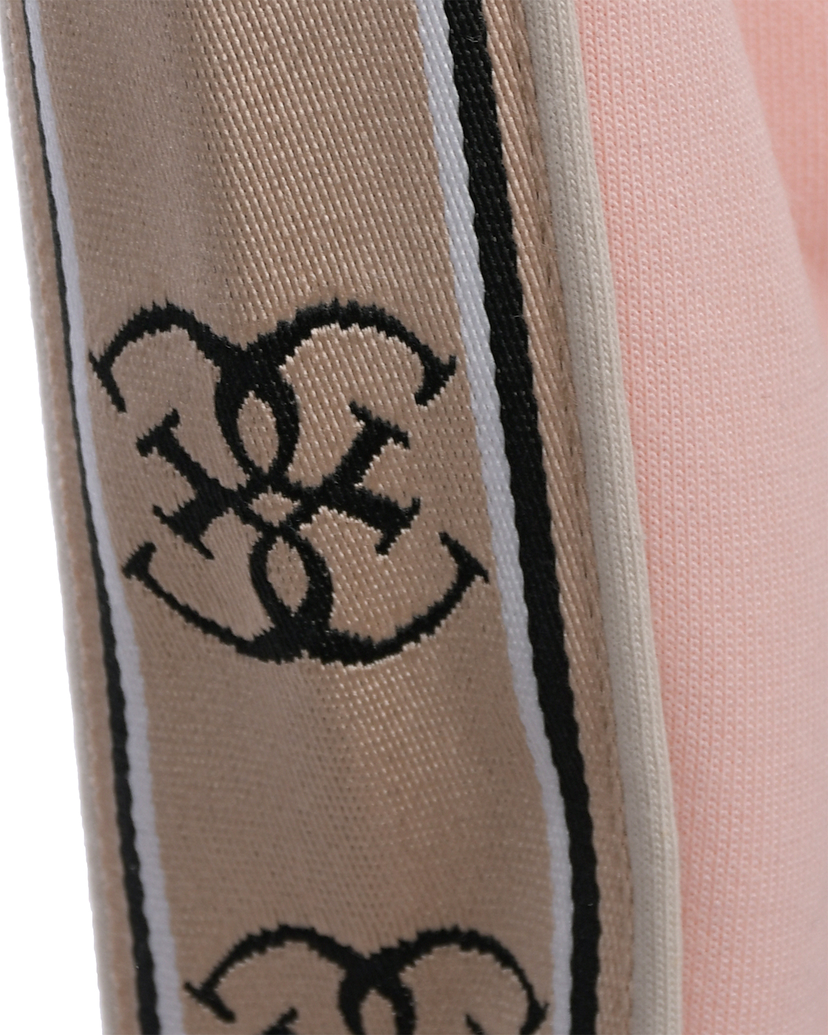 Розовые спортивные брюки с лампасами Guess детские, размер 140, цвет розовый - фото 3