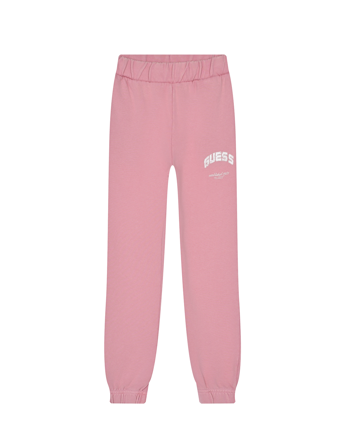 Розовые спортивные брюки Guess детские, размер 128, цвет розовый - фото 1