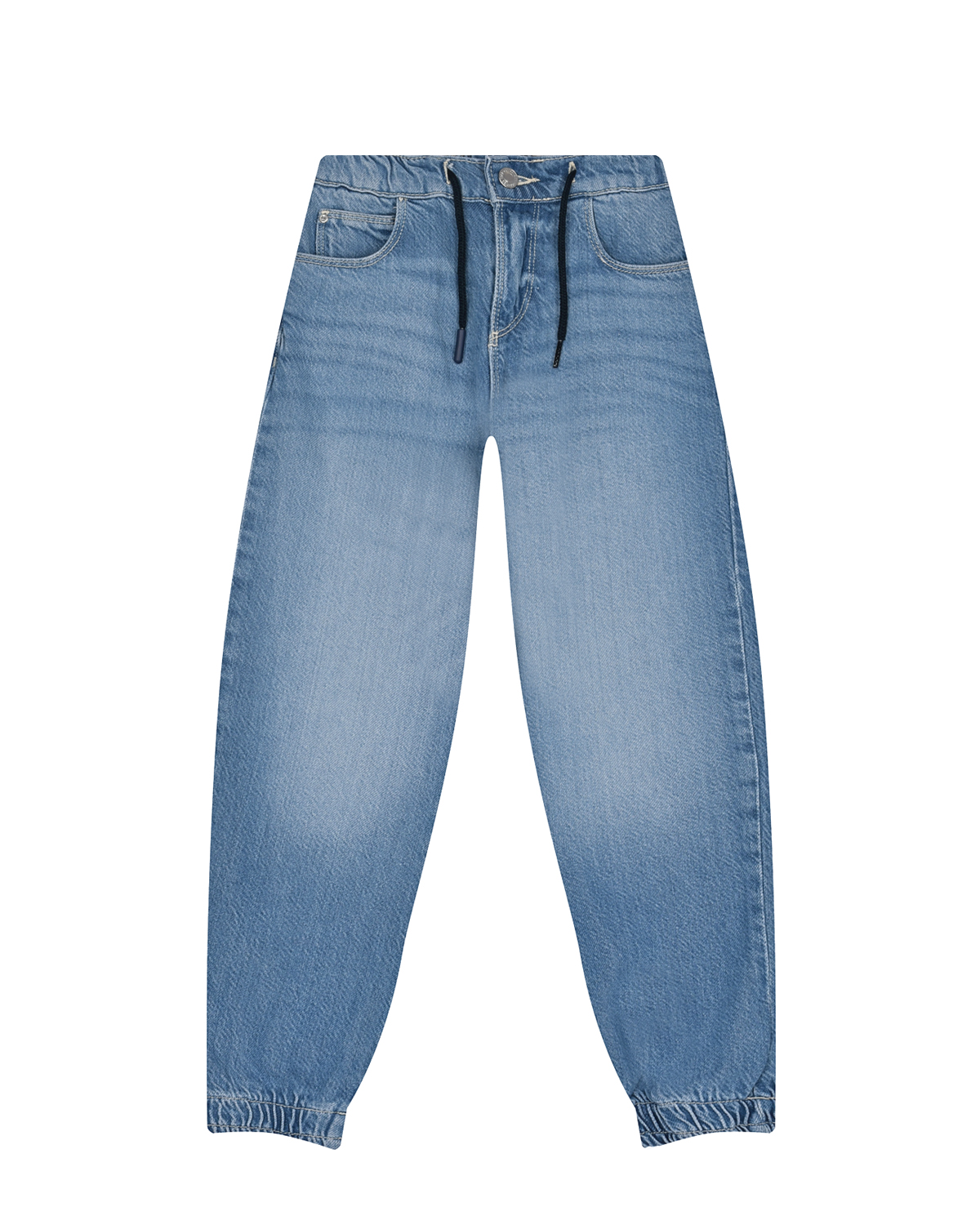 Брюки джинсовые джоггеры Guess детские, размер 122, цвет синий