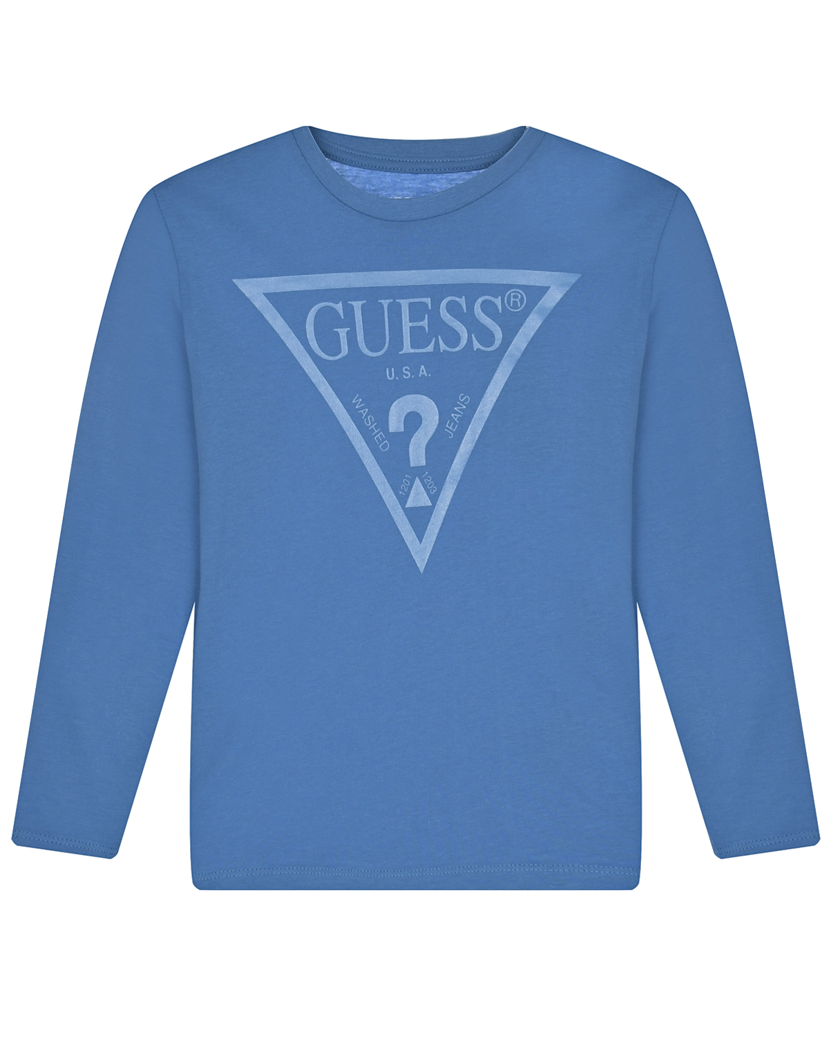 Голубая толстовка с лого Guess детская, размер 122, цвет синий - фото 1