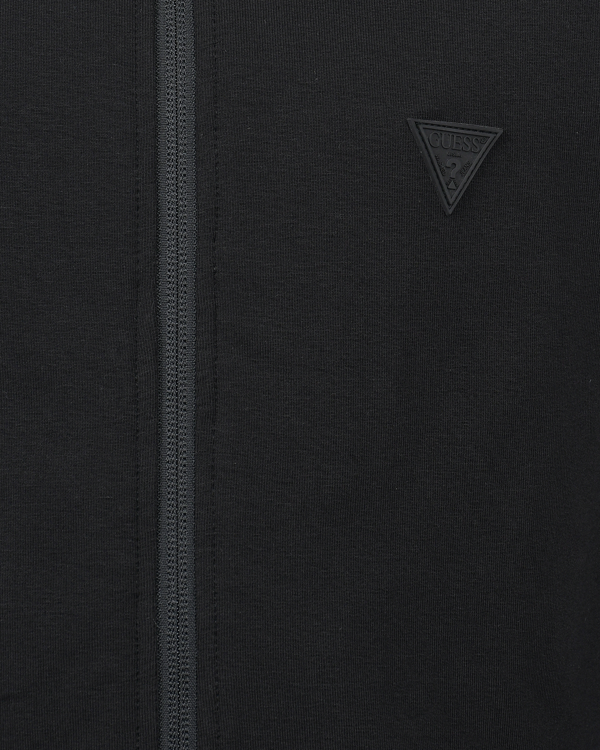 Черная спортивная куртка с лампасами Guess детская, размер 128, цвет черный - фото 3