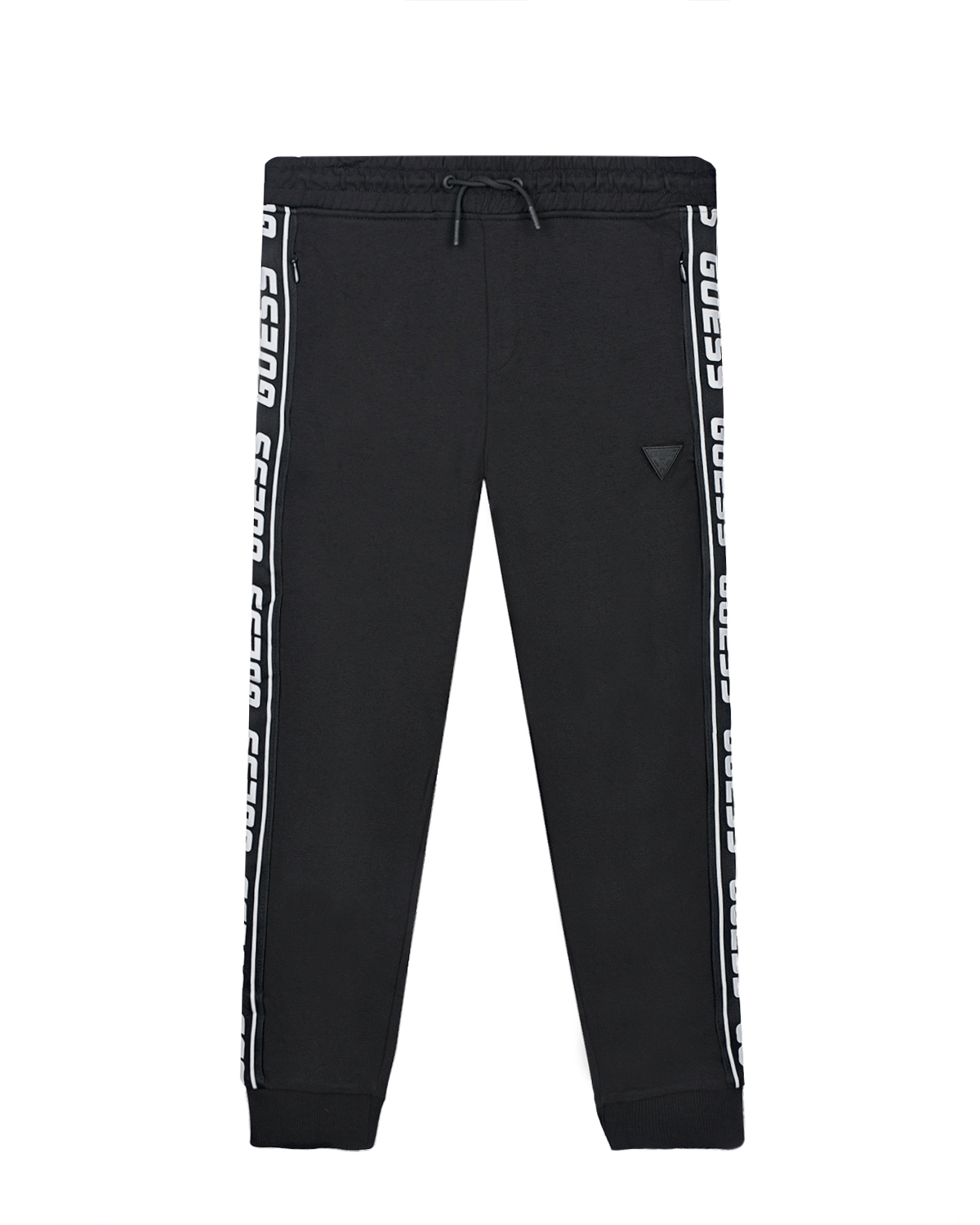 Черные спортивные брюки Guess детские, размер 128, цвет черный - фото 1