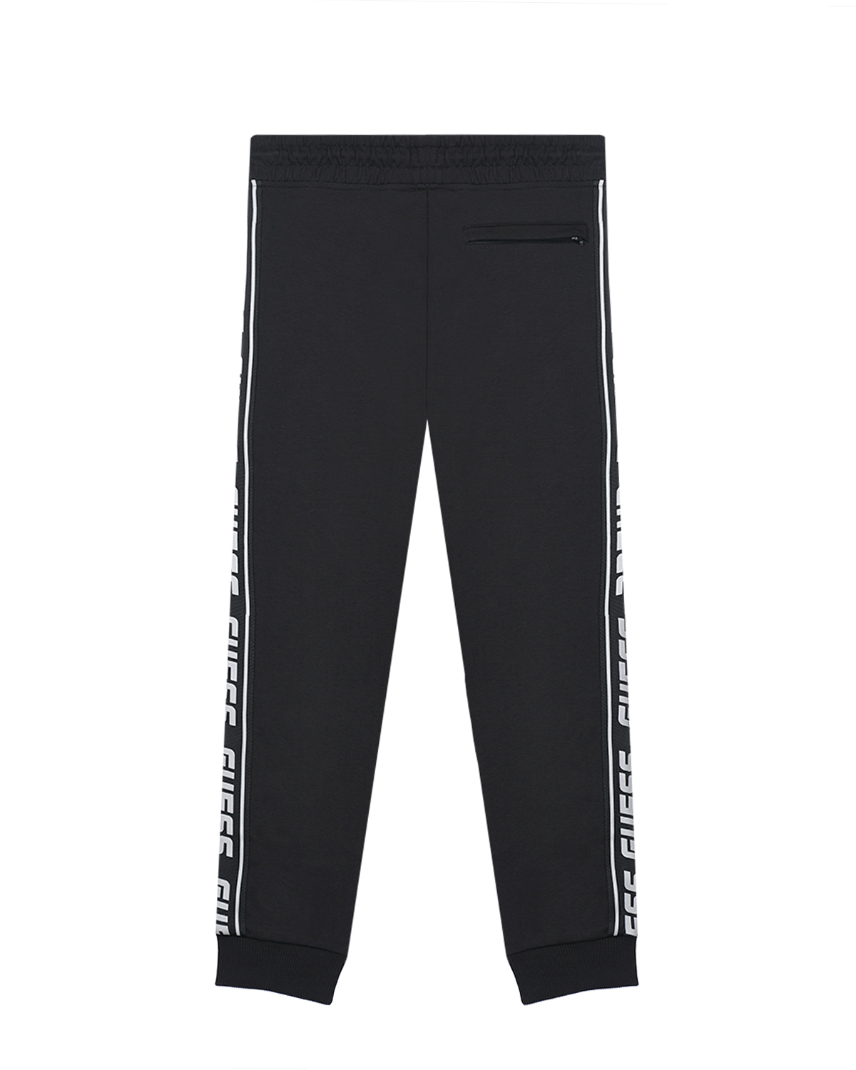 Черные спортивные брюки Guess детские, размер 128, цвет черный - фото 2