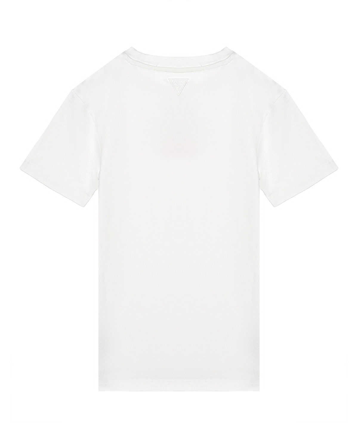 Белая футболка с объемным лого Guess детская, размер 128, цвет бежевый - фото 2