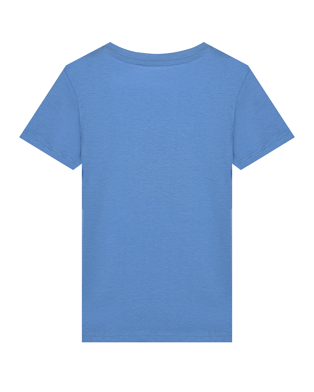 Синяя футболка с многослойным лого Guess детская, размер 92, цвет синий - фото 2