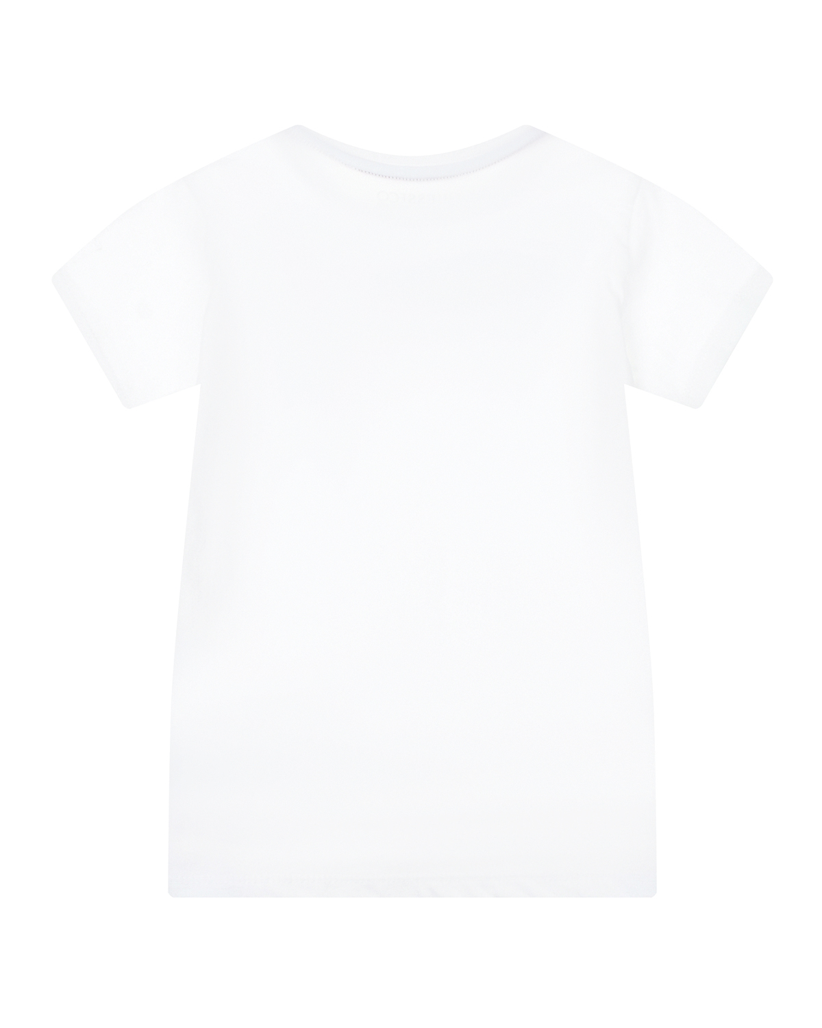 Белая футболка с красно-синим лого Guess детская, размер 92, цвет белый - фото 2