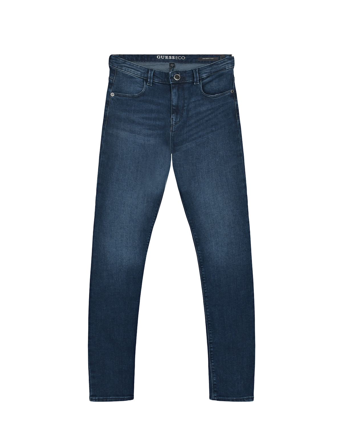 Синие джинсы skinny Guess детские, размер 122, цвет синий - фото 1