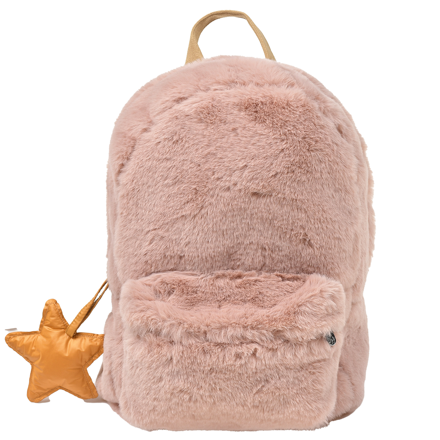 Розовый плюшевый рюкзак, 28x22x18 см IL Gufo детский, размер unica - фото 1