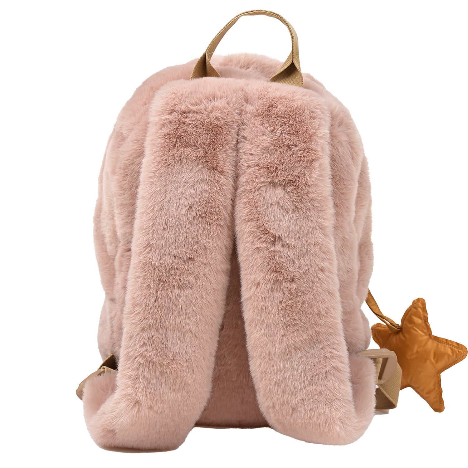 Розовый плюшевый рюкзак, 28x22x18 см IL Gufo детский, размер unica - фото 3
