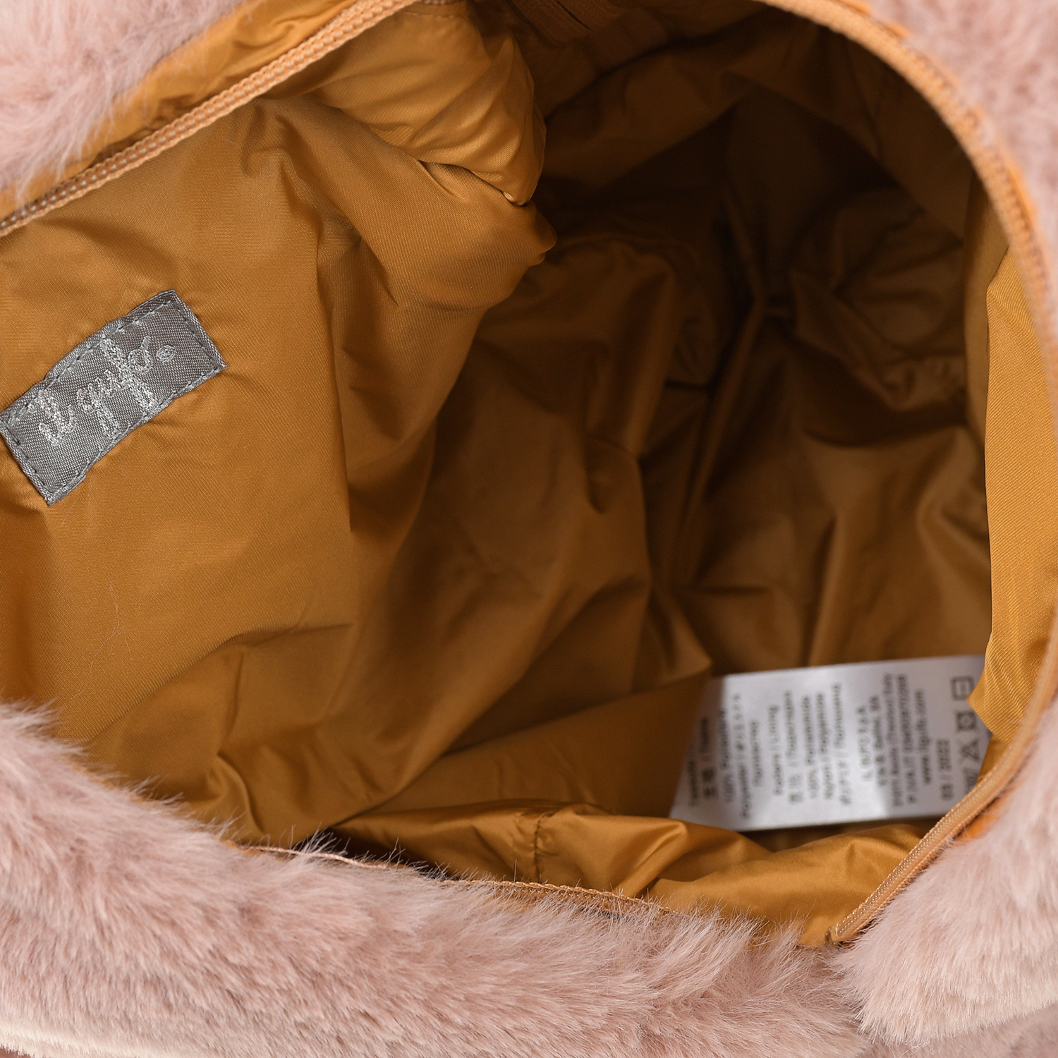 Розовый плюшевый рюкзак, 28x22x18 см IL Gufo детский, размер unica - фото 5