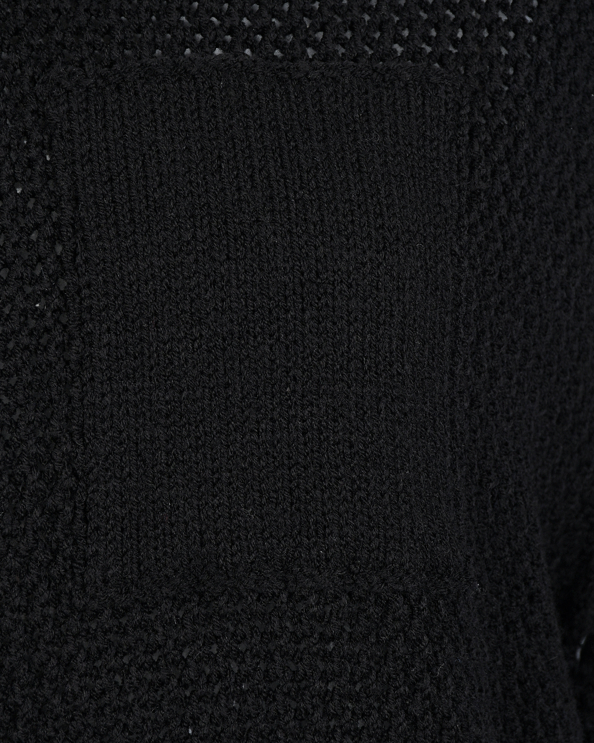 Черный джемпер из смесовой шерсти MM6 Maison Margiela, размер 40 - фото 8