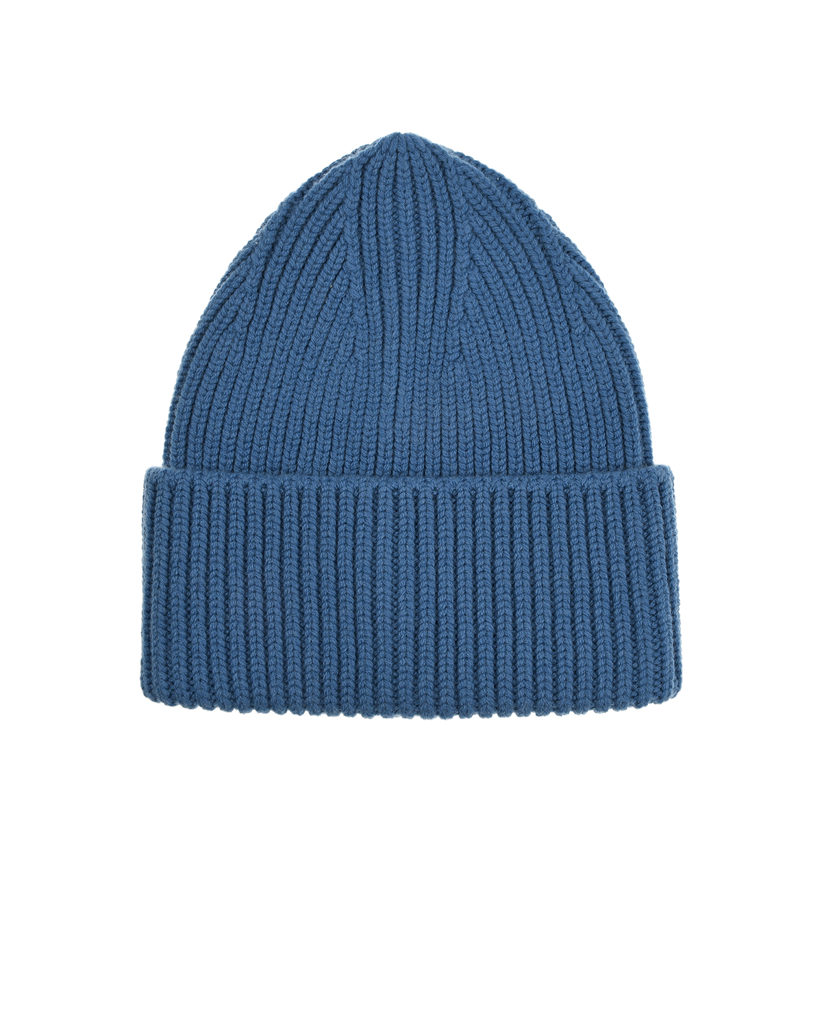 Голубая шапка бини из шерсти и кашемира MRZ, размер unica, цвет голубой