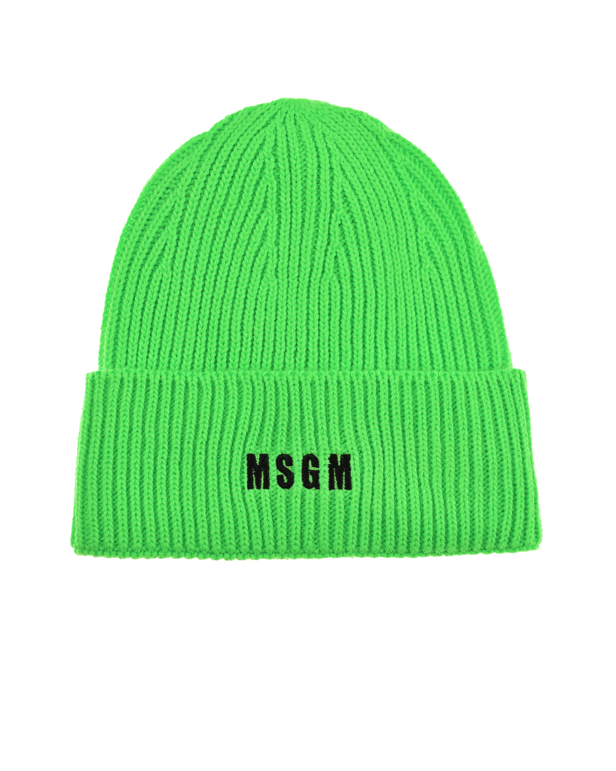 Базовая зеленая шапка MSGM, размер unica, цвет зеленый