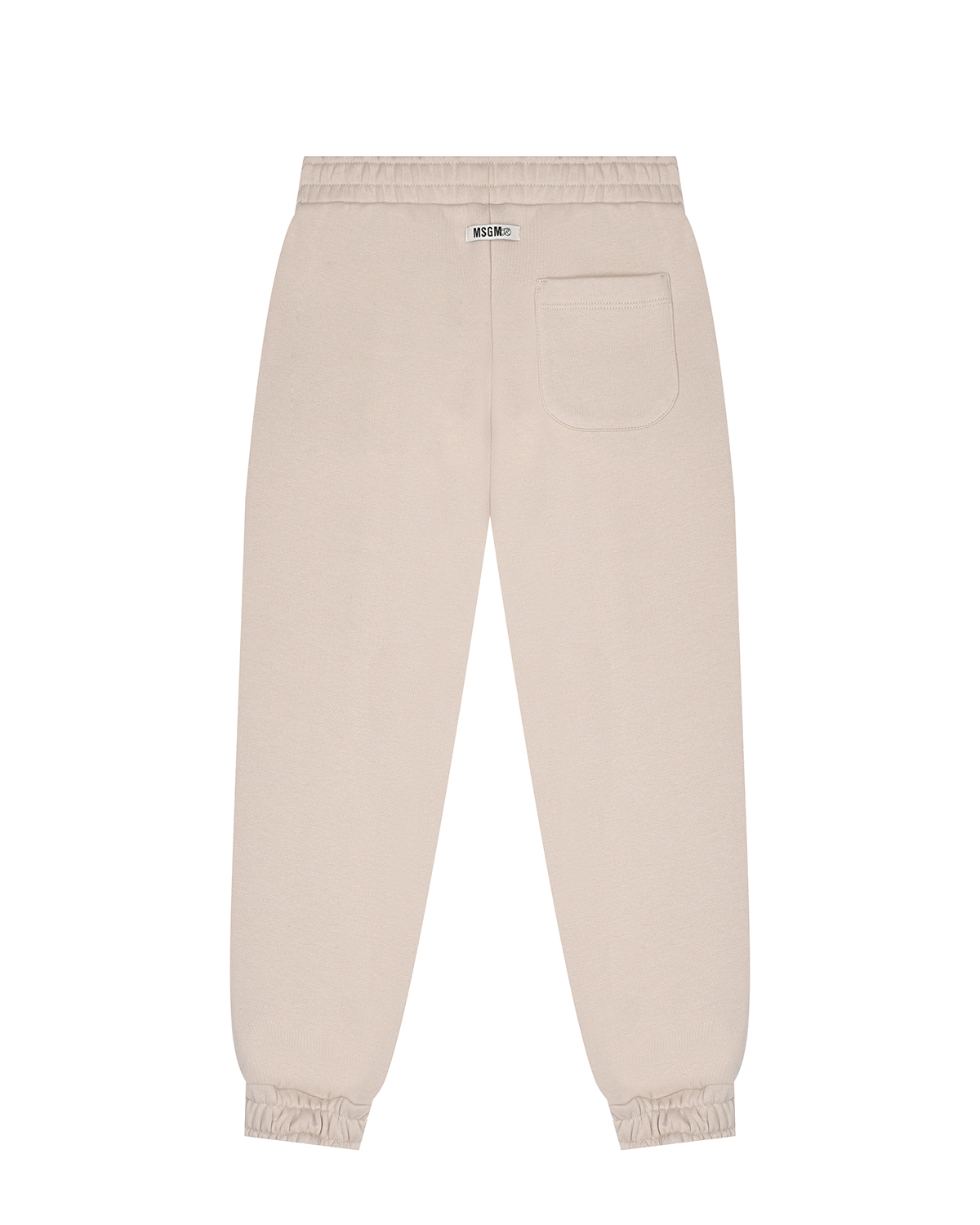 Спортивные брюки кремового цвета MSGM детские, размер 116 - фото 2