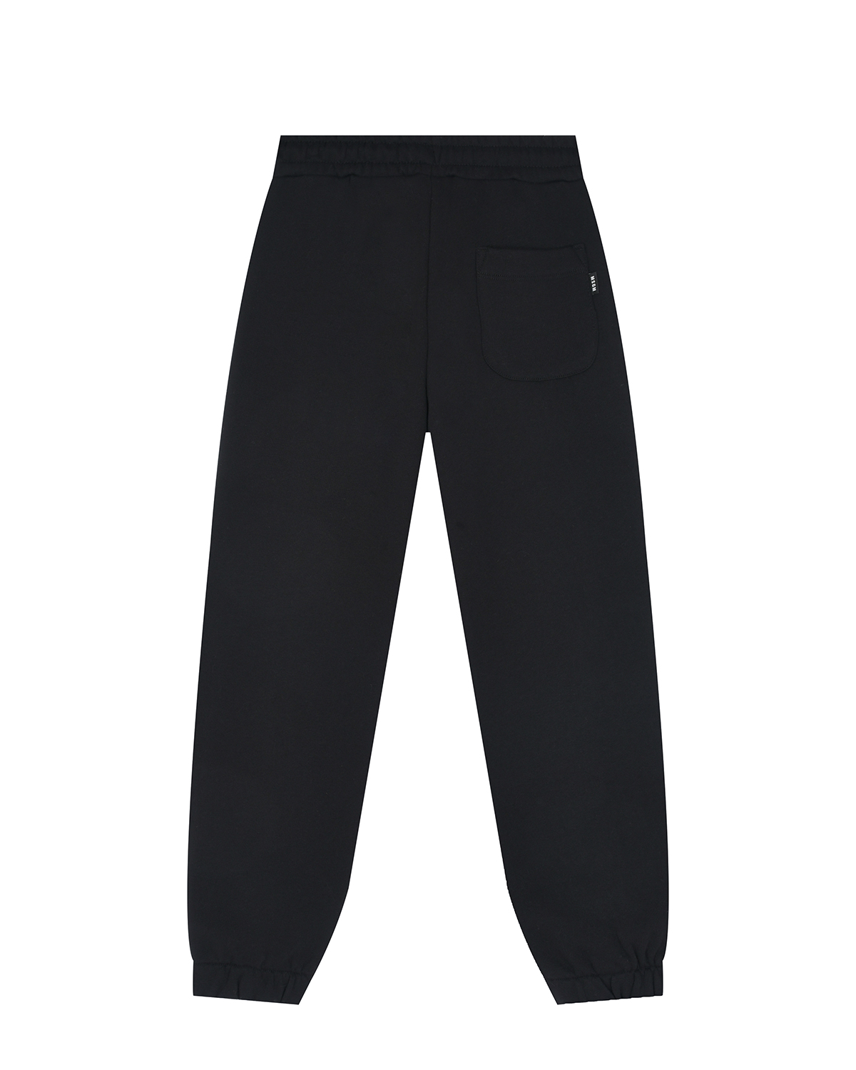 Черные спортивные брюки с поясом на кулиске MSGM детские, размер 128, цвет черный - фото 2