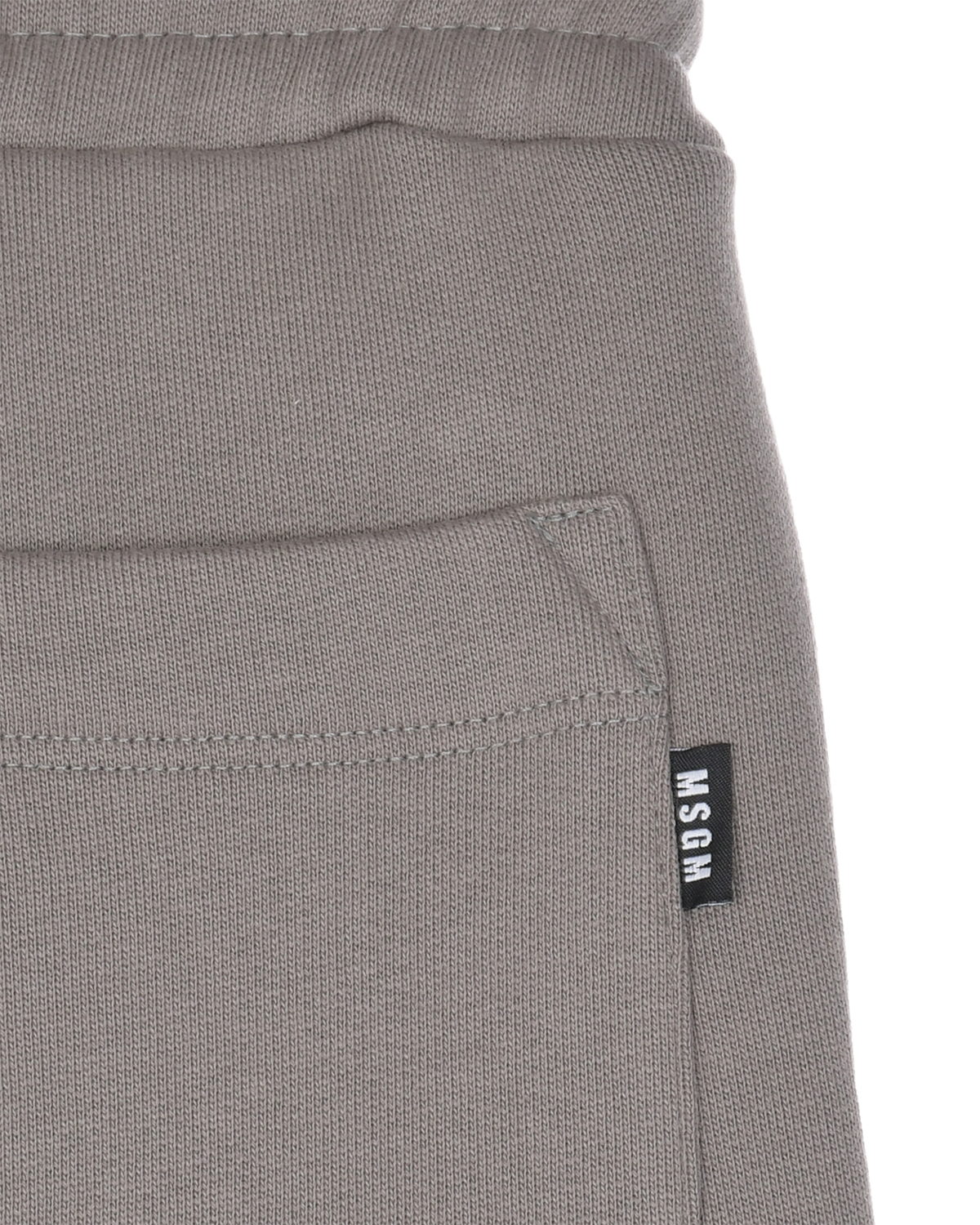 Серые спортивные брюки с бирюзовым лого MSGM детские, размер 164, цвет серый - фото 4