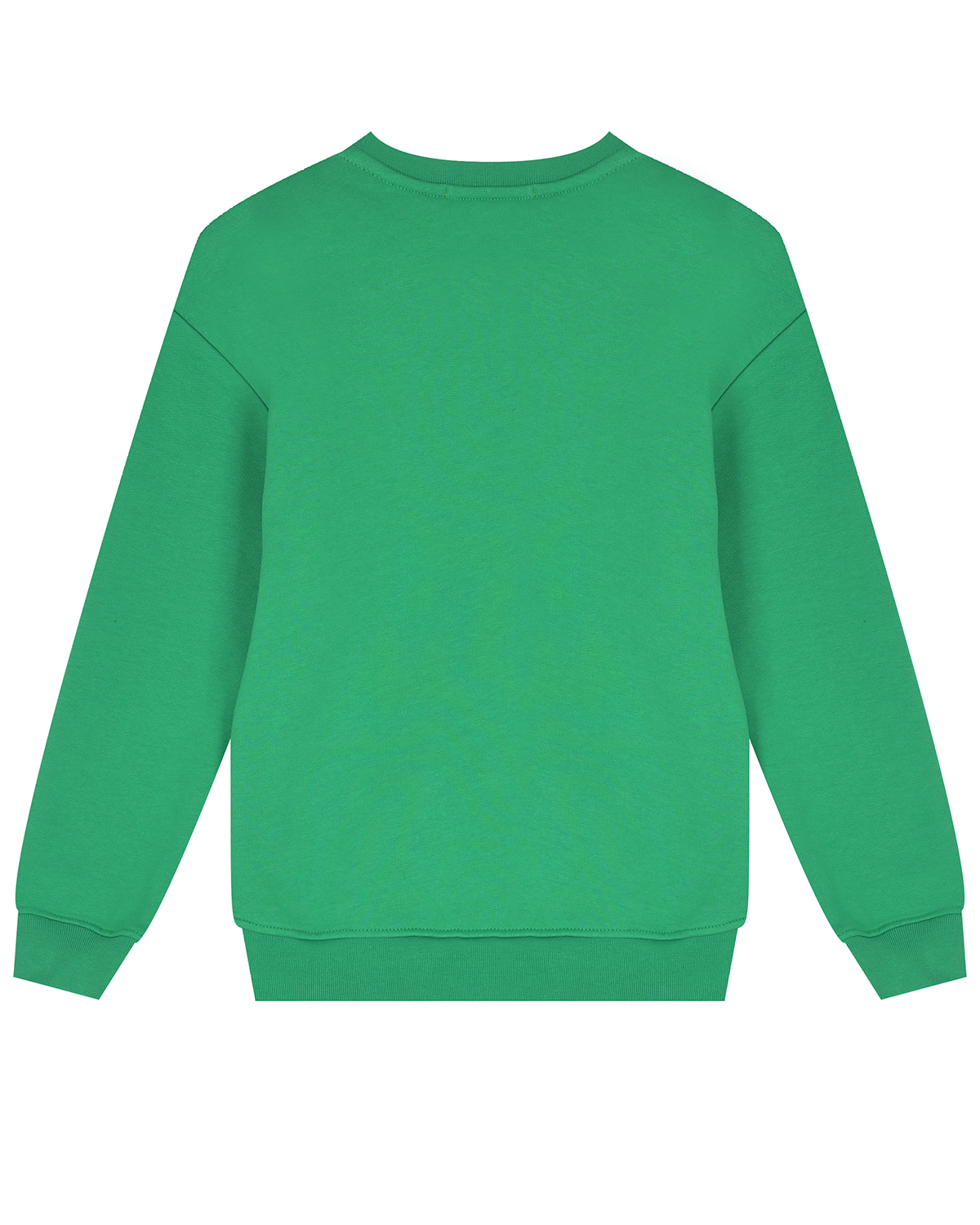 Зеленый свитшот с белым лого MSGM детский, размер 128 - фото 2